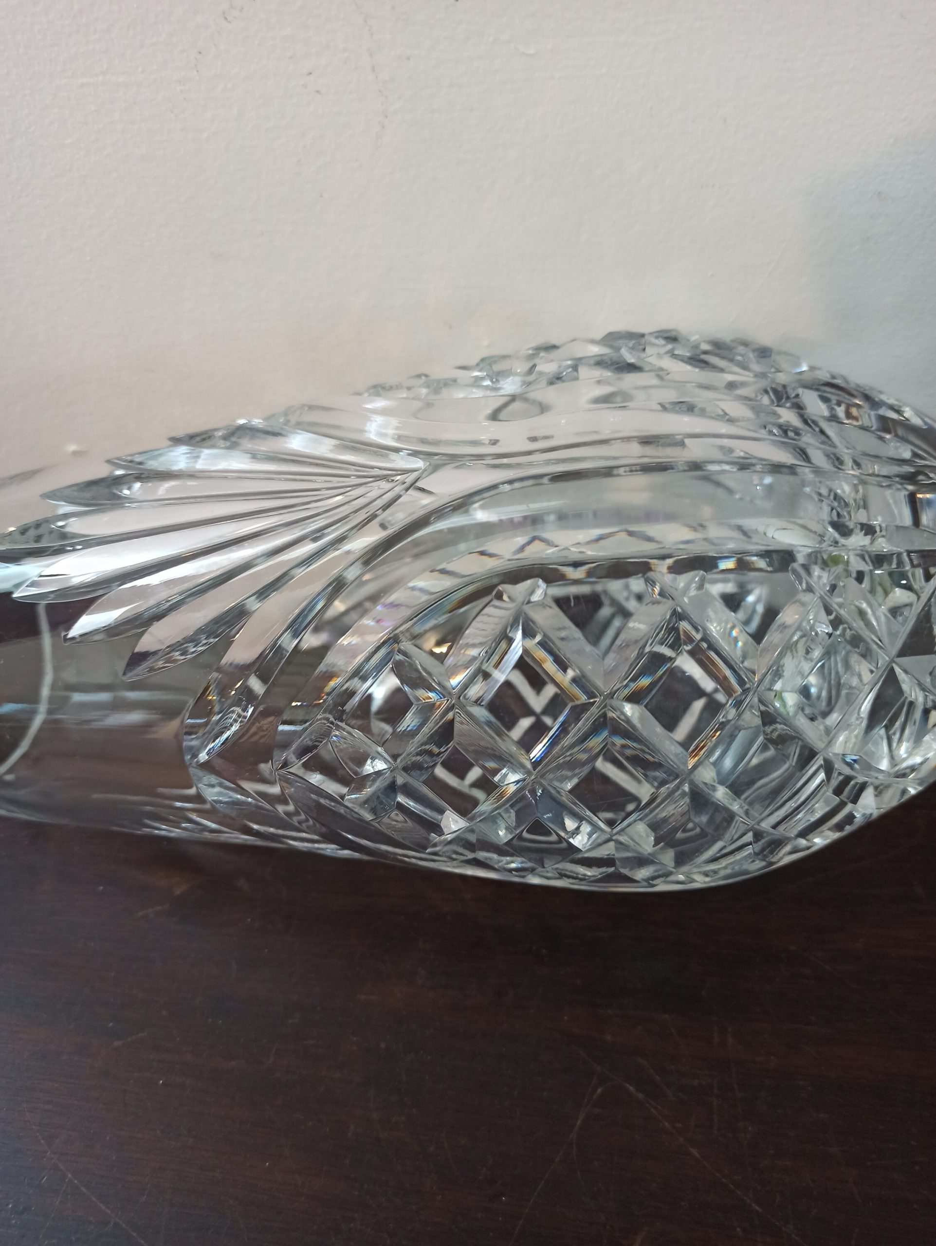 Stunning Crystal Vase. Deep Cut. Excellent Condition. Vintage. - Image 3