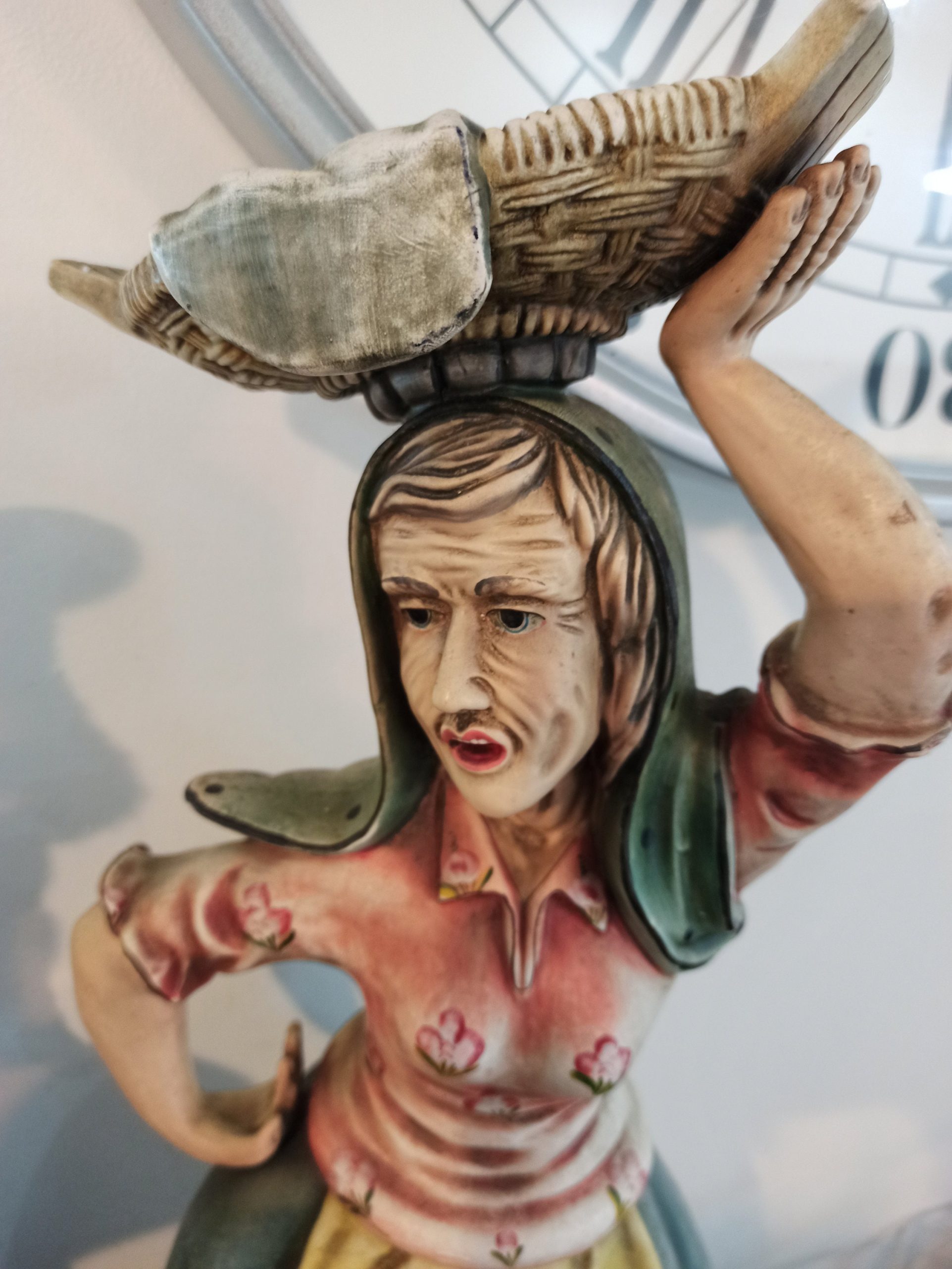 The Fishermans Wife And Husband. Ceramic Vintage. Good Overall Condition. - Image 3
