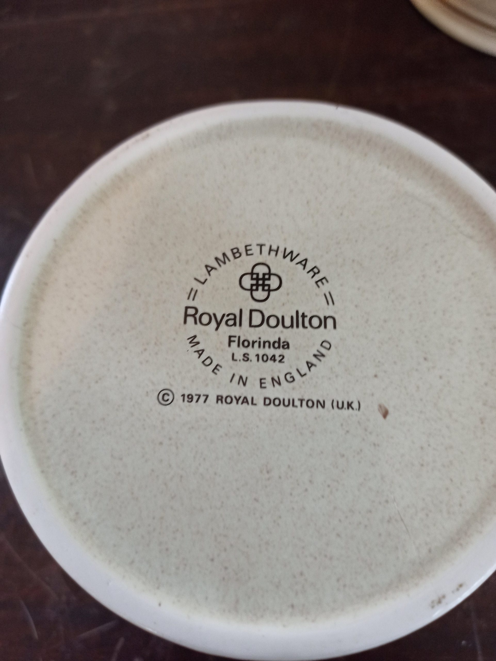 Retro Royal Doulton Tea Set. Lambethware. Florinda. Excellent Condition. 1977-1980 - Image 7