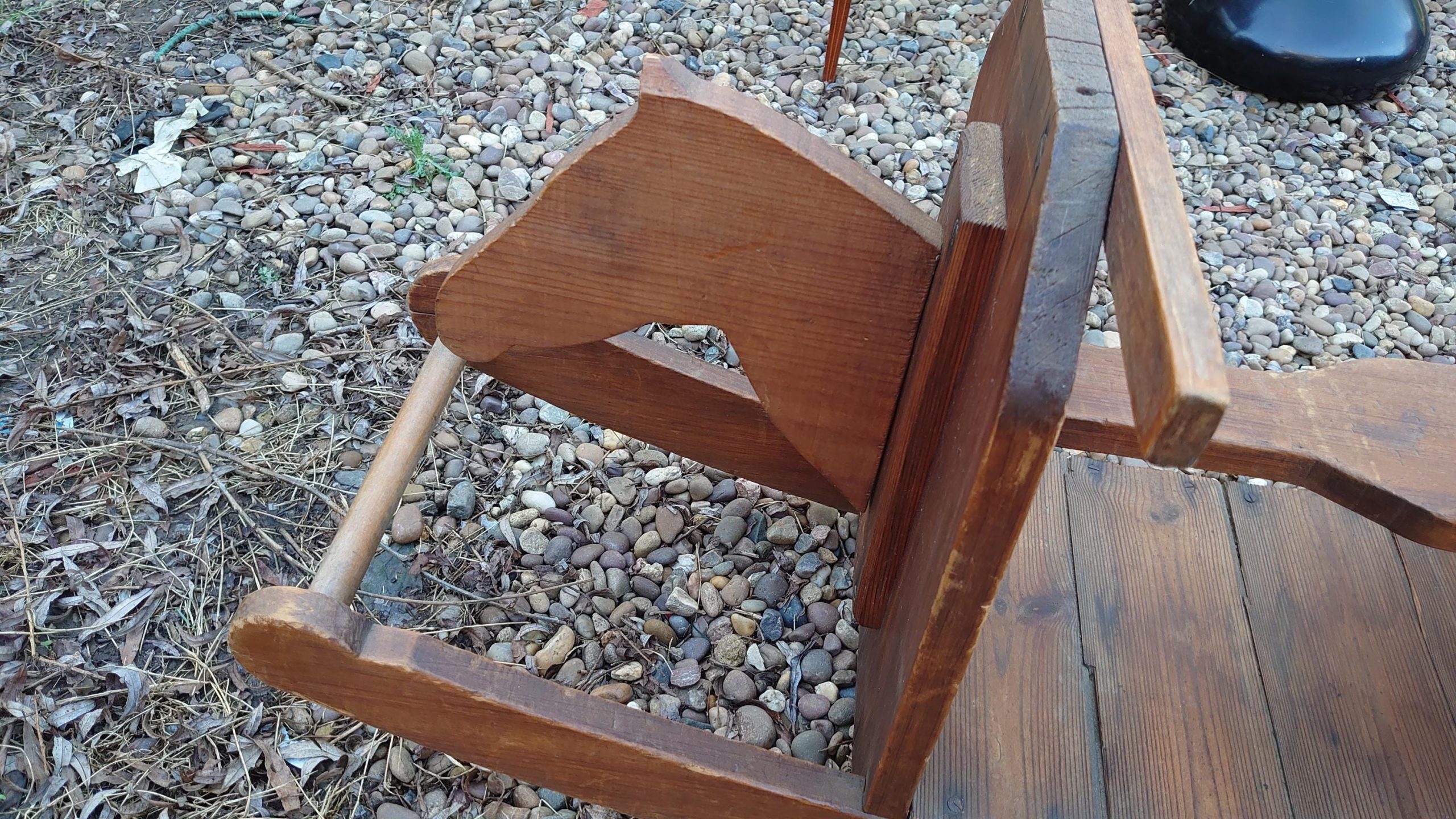 Vintage Handmade Rocking Horse - c1950s - Wooden construction. Good Condition - Image 3