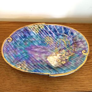 Vintage Royal Bradwell Oval Display / Cabinet Plate. Lustre Ware.