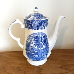 Vintage Blue and White, Teapots and Pitcher/Jug.