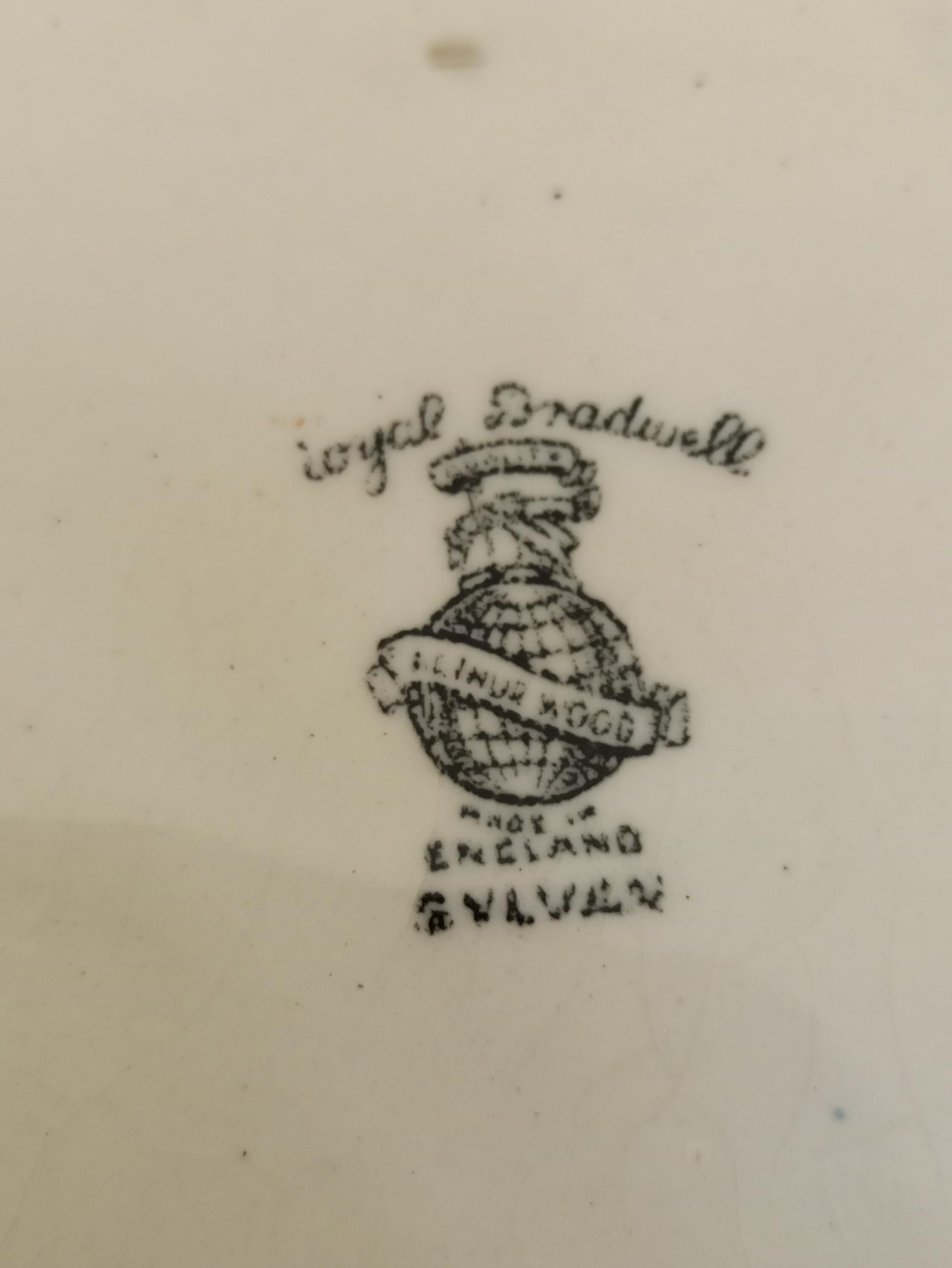 Vintage Royal Bradwell Oval Display / Cabinet Plate. Lustre Ware. - Image 8