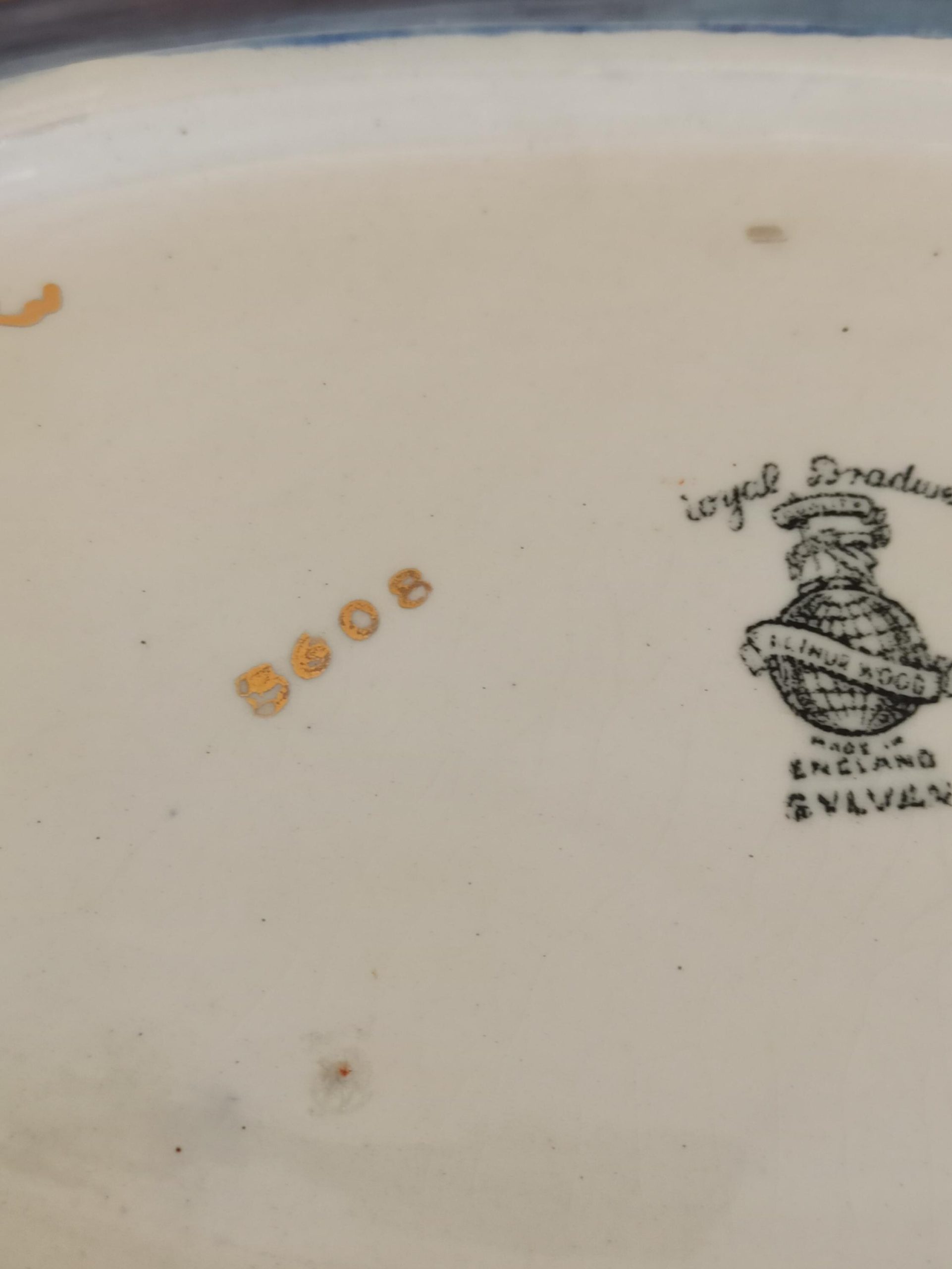 Vintage Royal Bradwell Oval Display / Cabinet Plate. Lustre Ware. - Image 9