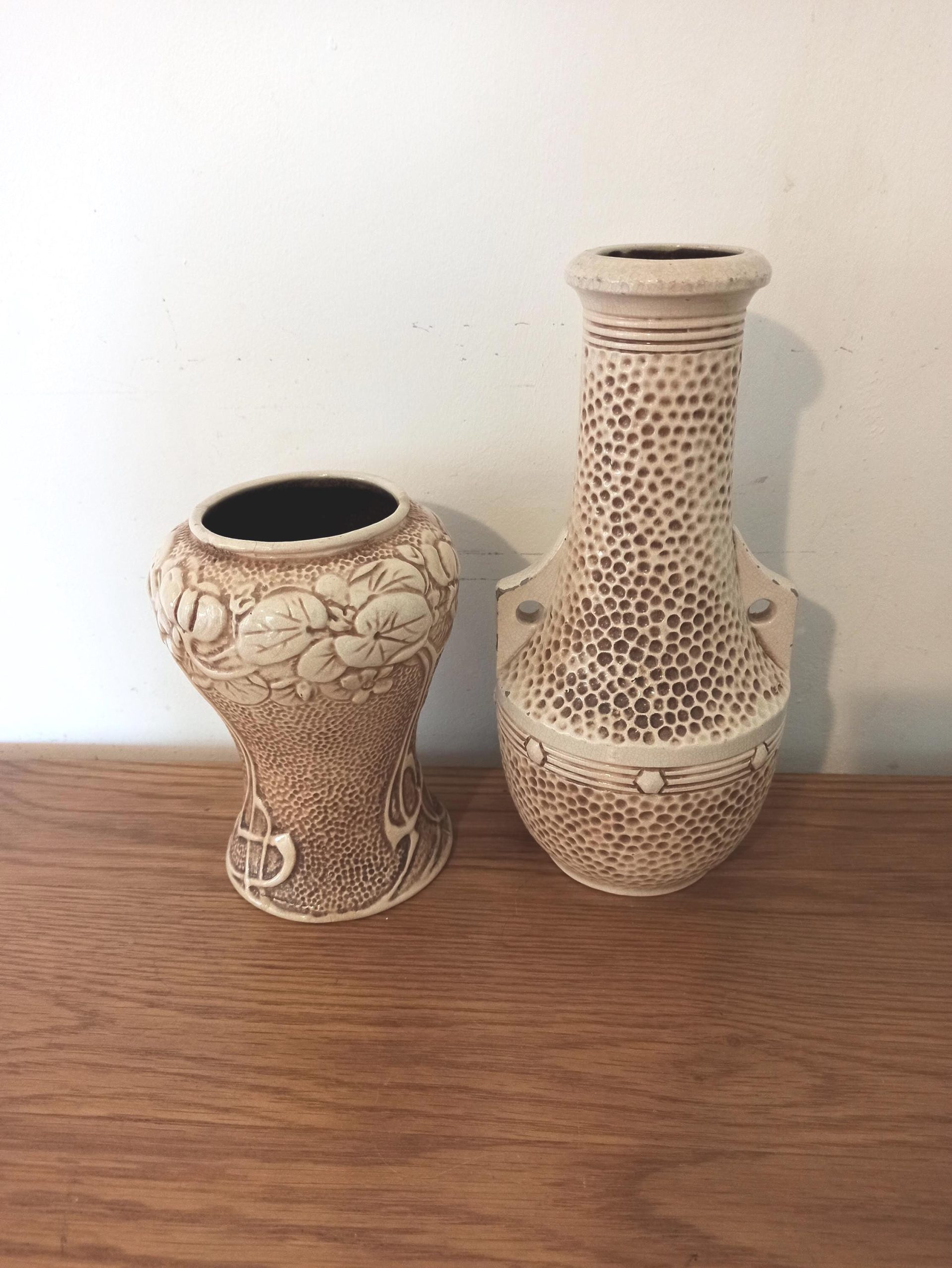 Vintage English Pottery Vases and Planter.