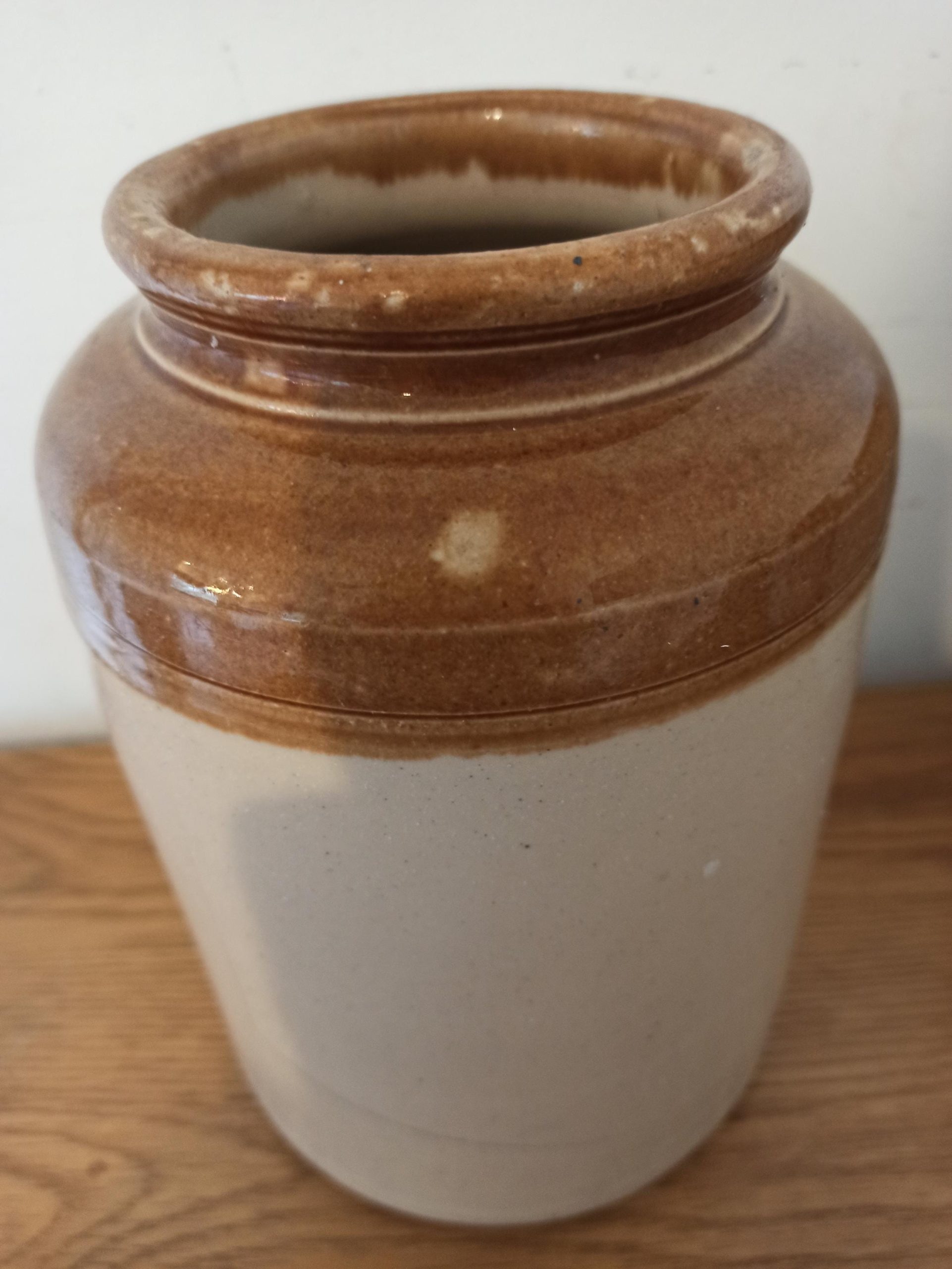 Vintage Salt Glazed Earthern Ware Containers. - Image 2