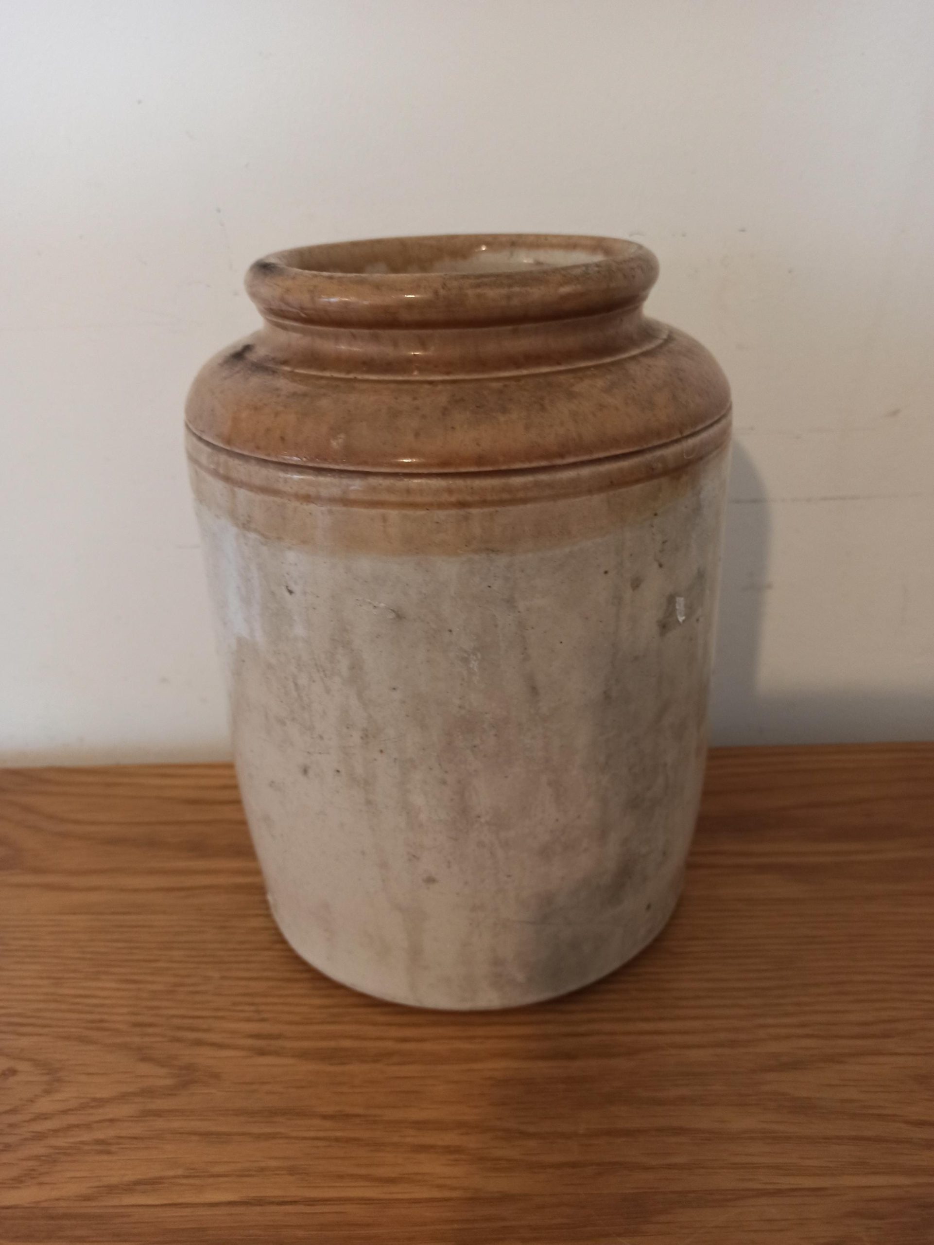 Vintage Salt Glazed Earthern Ware Containers. - Image 10