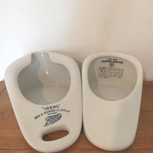 Vintage Slipper Bed Pans. Good Condition. Ideal for Planters or Decor
