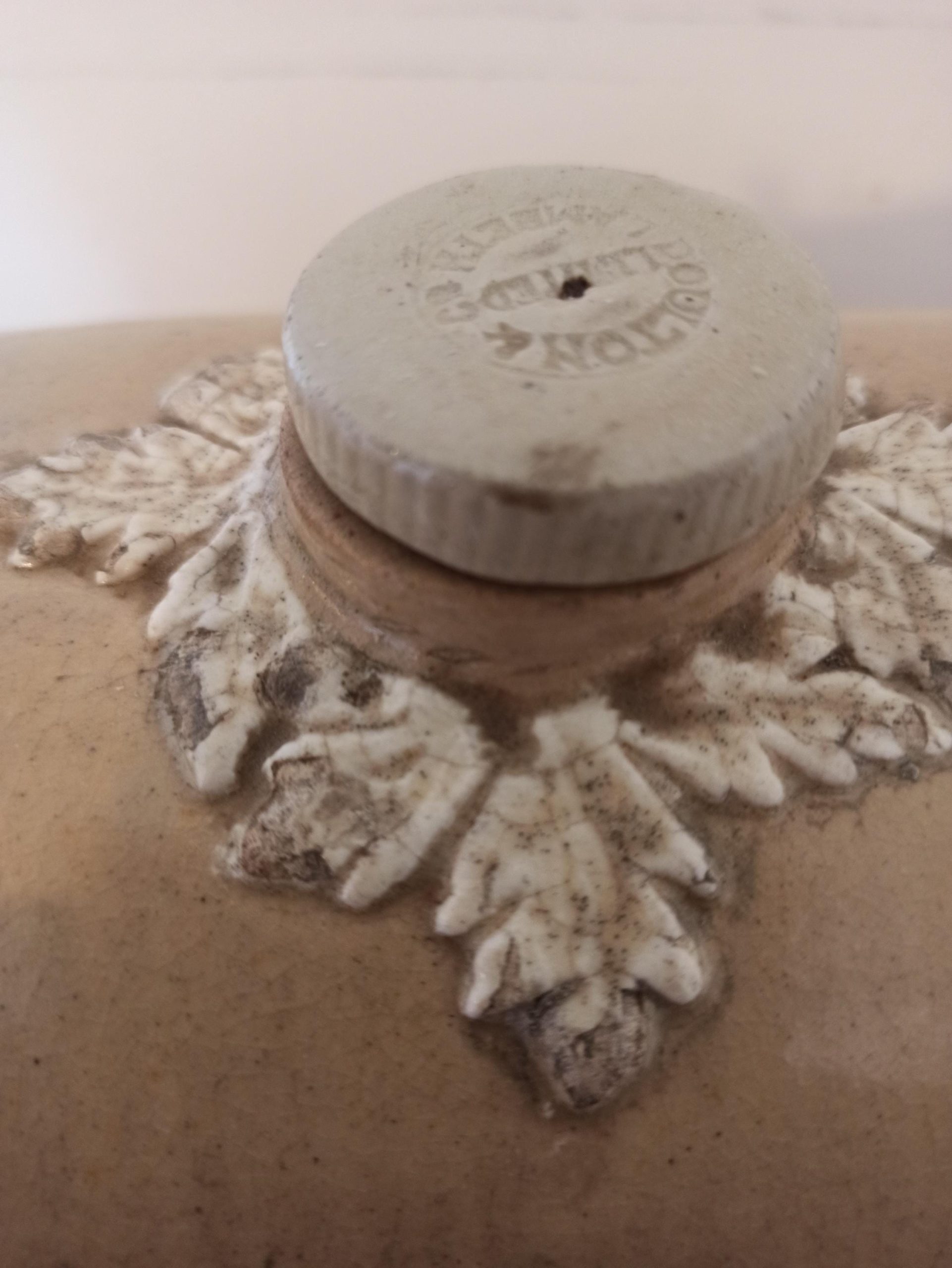 Antique Stoneware Hot Water Bottle. - Image 9