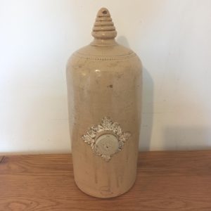 Antique Stoneware Hot Water Bottle.