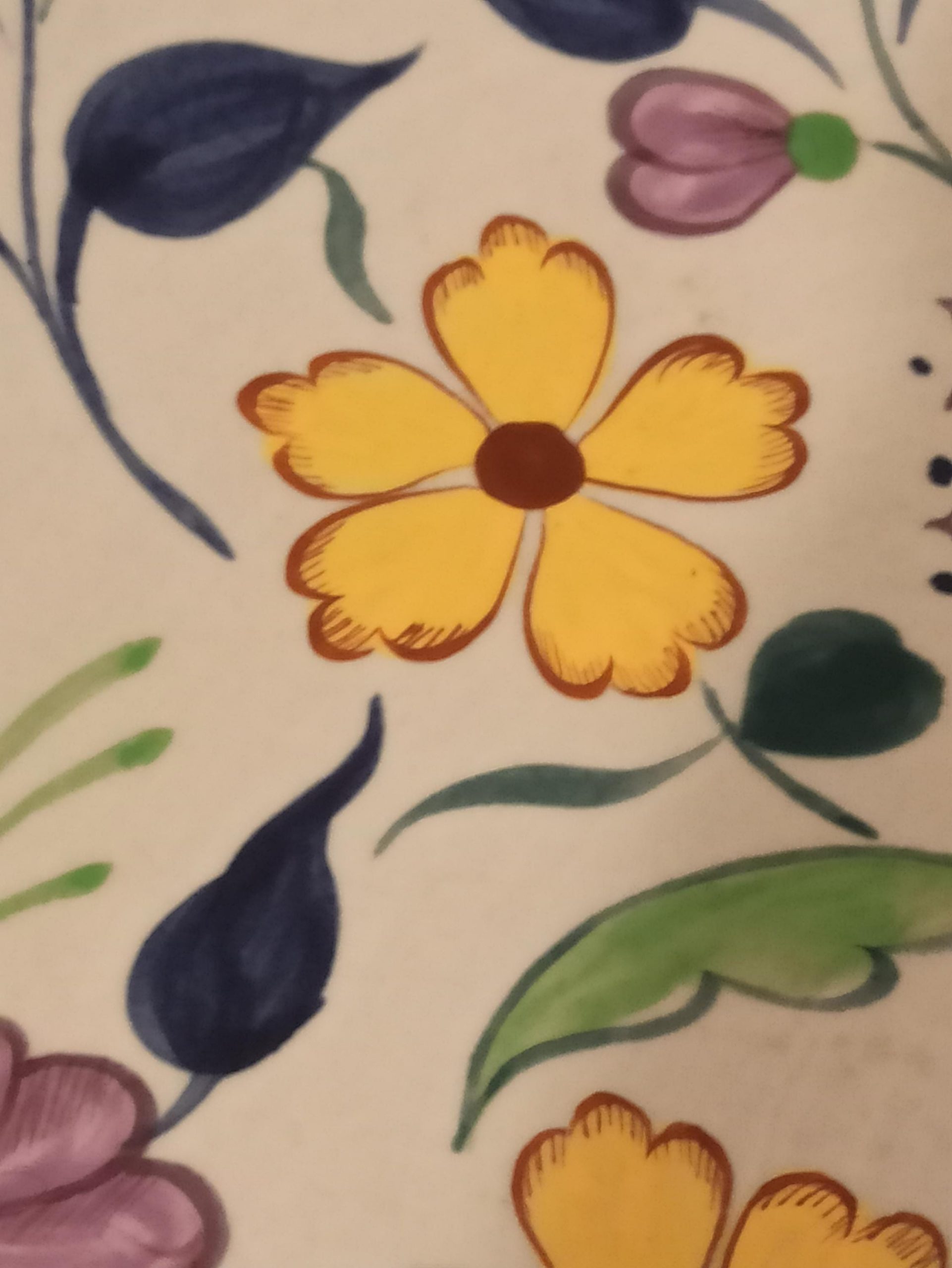 Vintage Poole Pottery Large Charger. 33cm wide. Very Good Condition. - Image 5