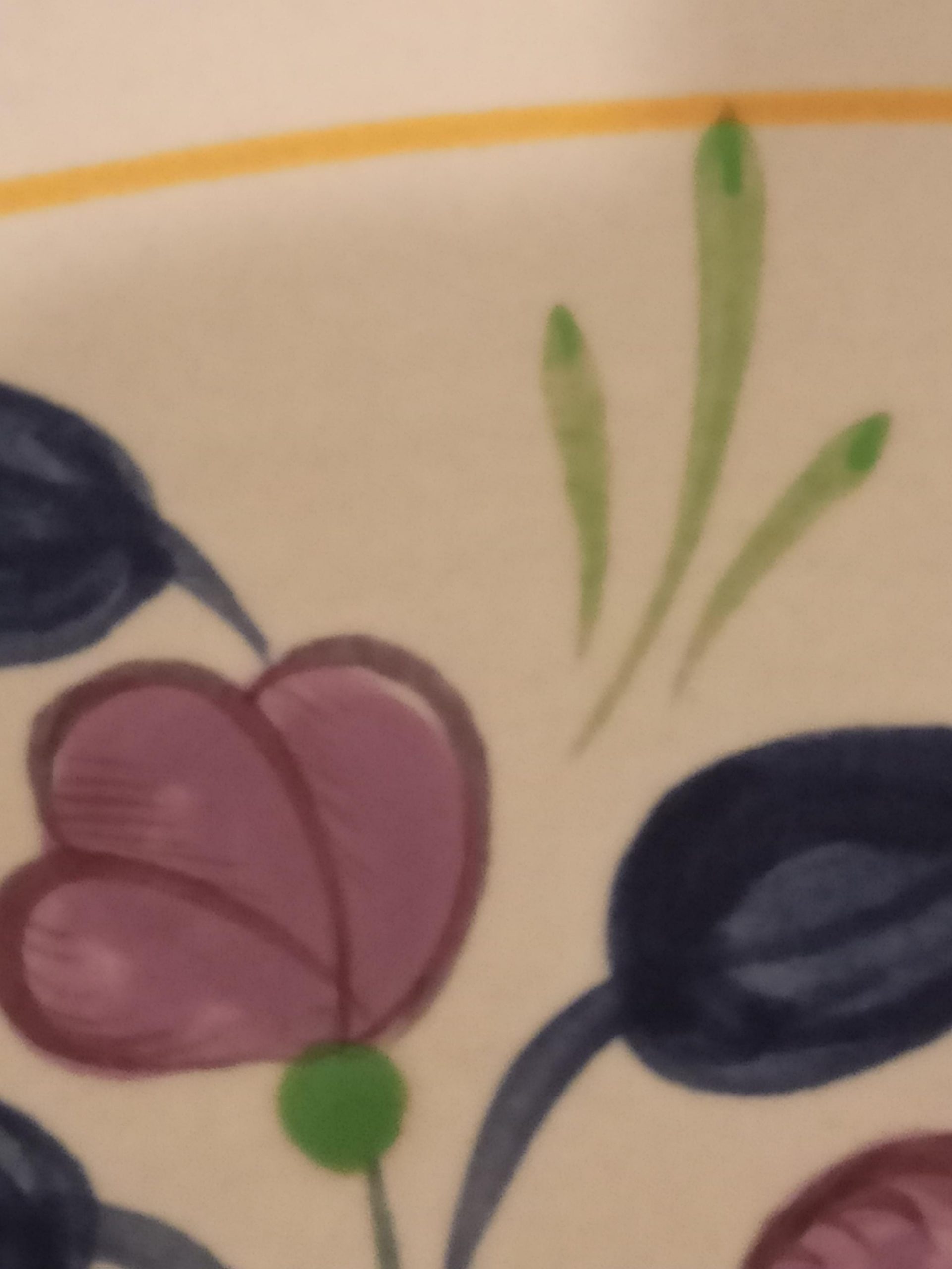 Vintage Poole Pottery Large Charger. 33cm wide. Very Good Condition. - Image 8