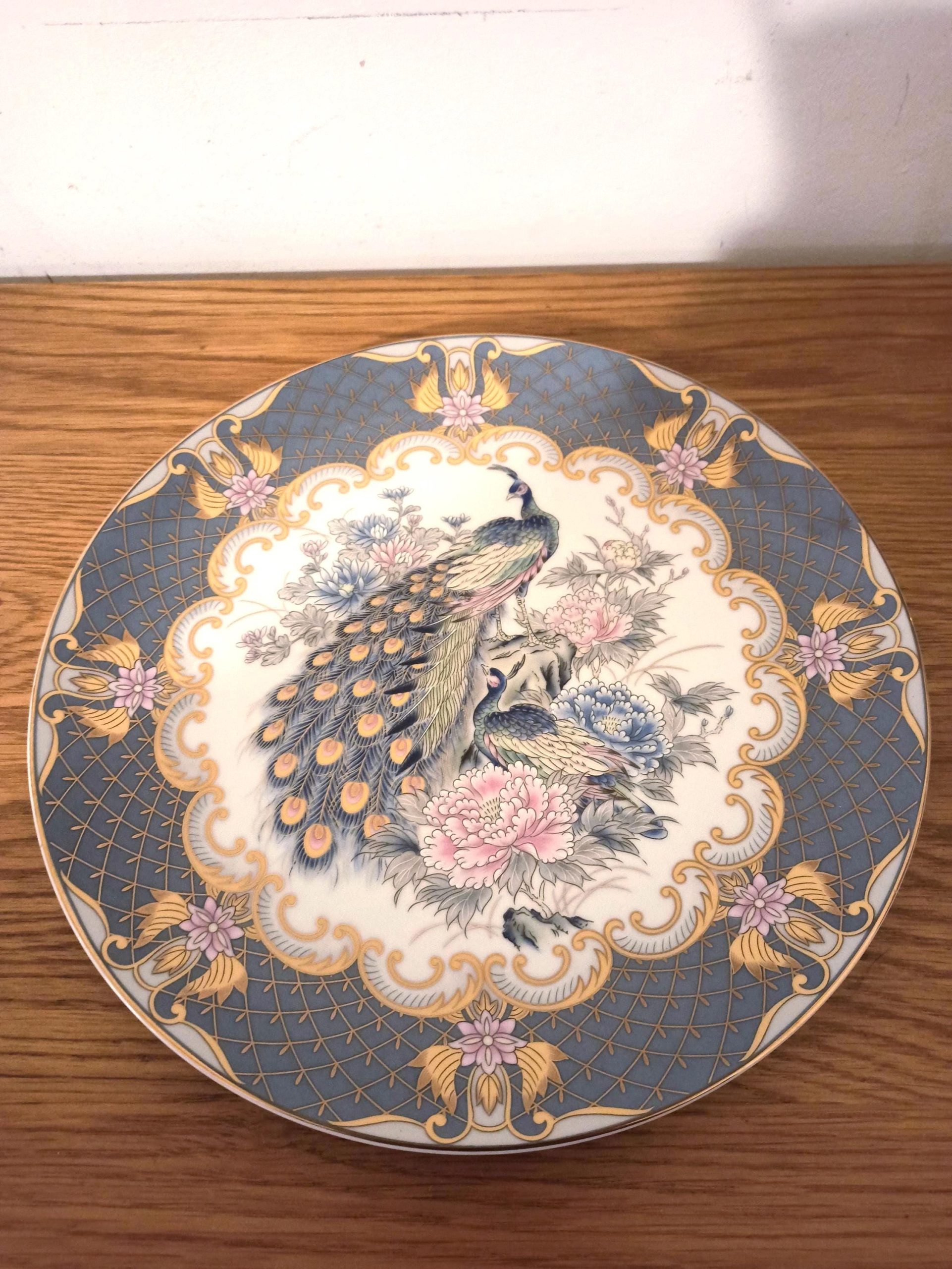 Peacock Display / Cabinet Plate. Vintage. Very Good Condition. - Image 3