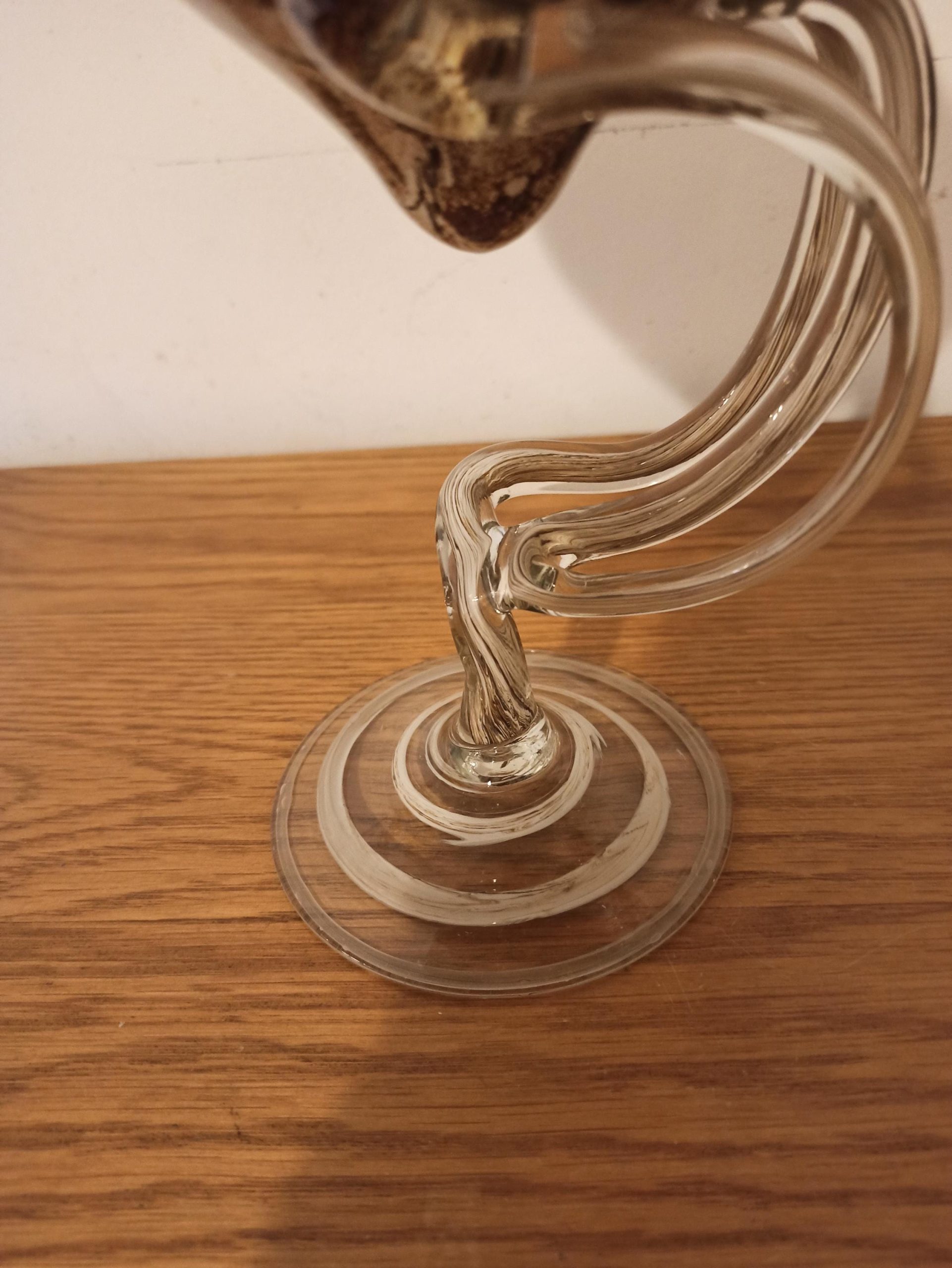 Murano Glass Oil Lamp. Very Good Condition. - Image 9
