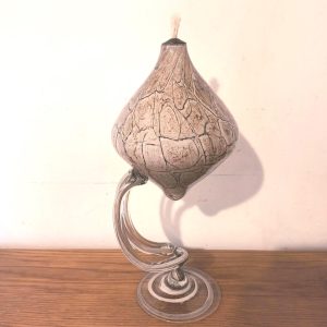 Murano Glass Oil Lamp. Very Good Condition.