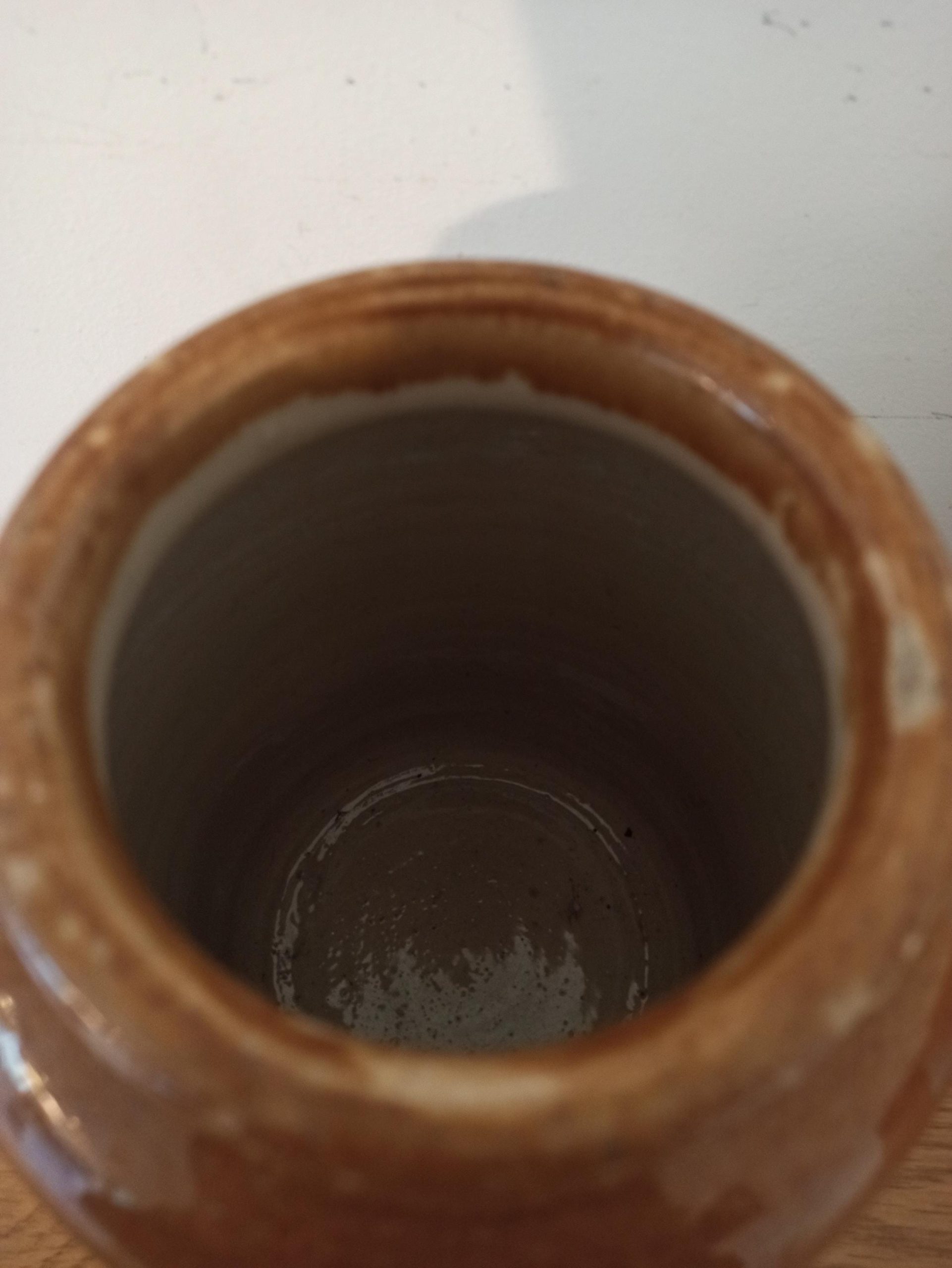 Vintage Salt Glazed Earthern Ware Containers. - Image 3