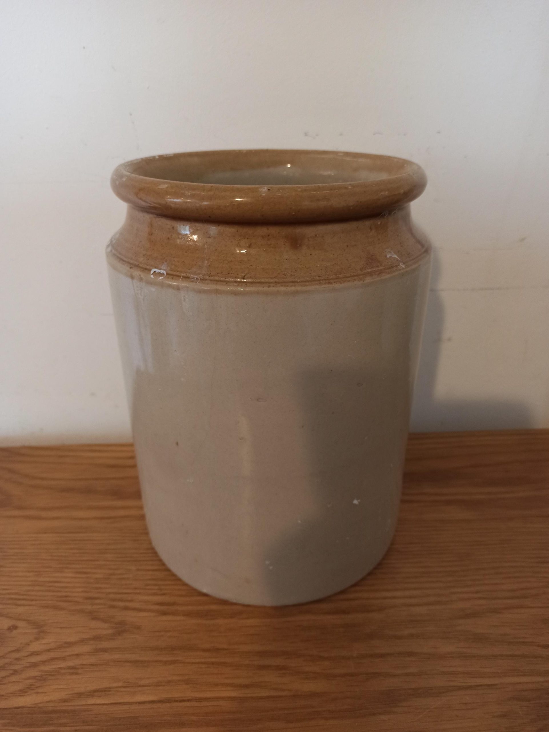 Vintage Salt Glazed Earthern Ware Containers. - Image 5