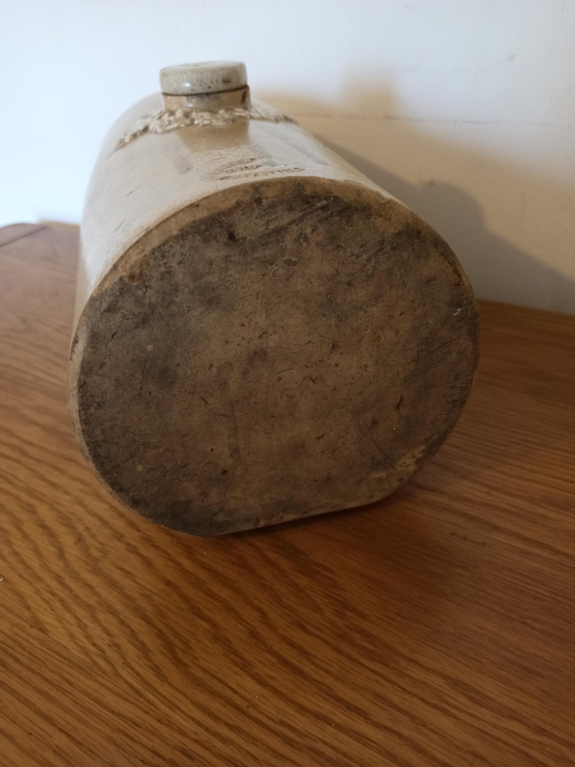 Antique Stoneware Hot Water Bottle. - Image 8