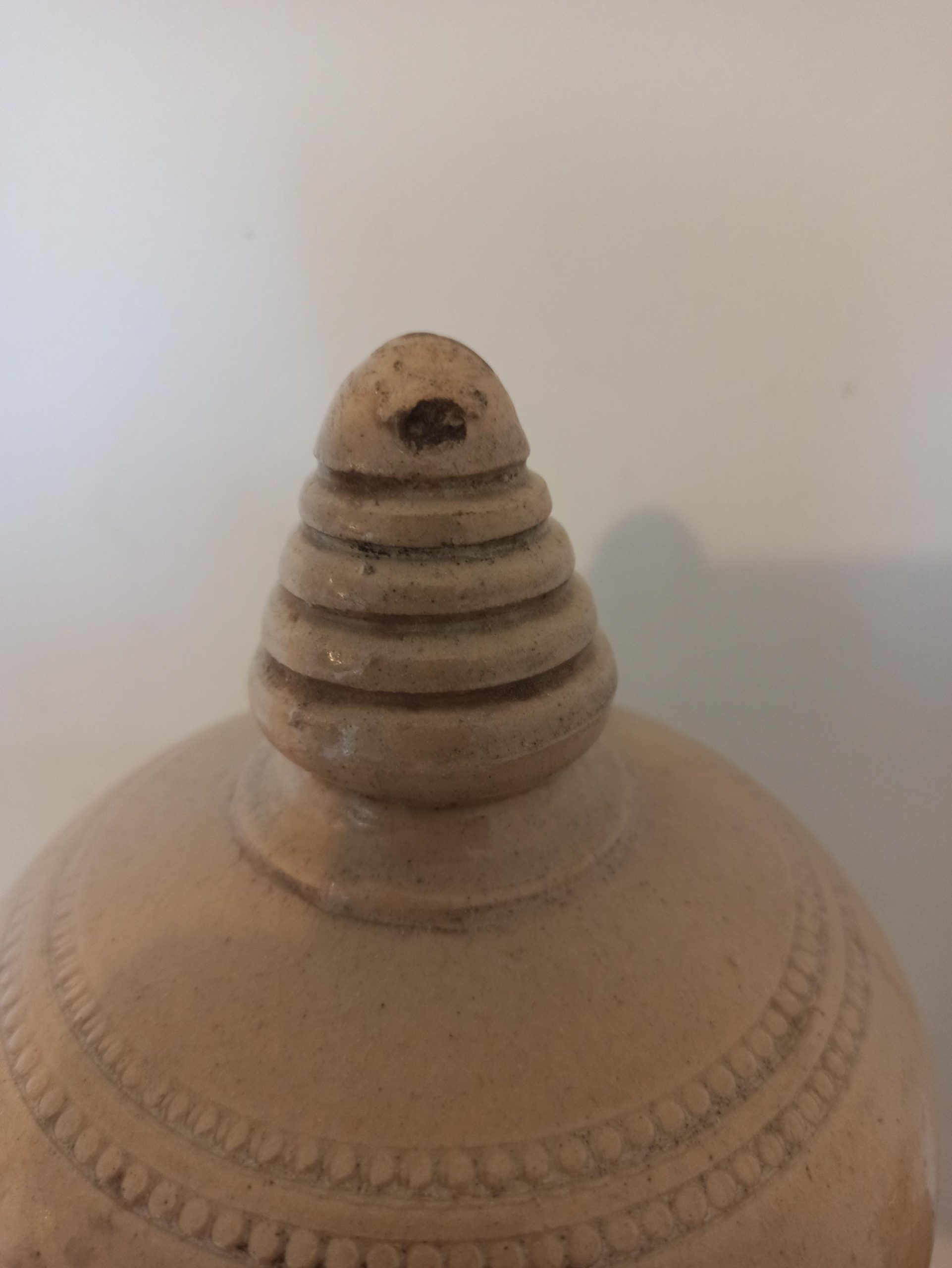 Antique Stoneware Hot Water Bottle. - Image 2