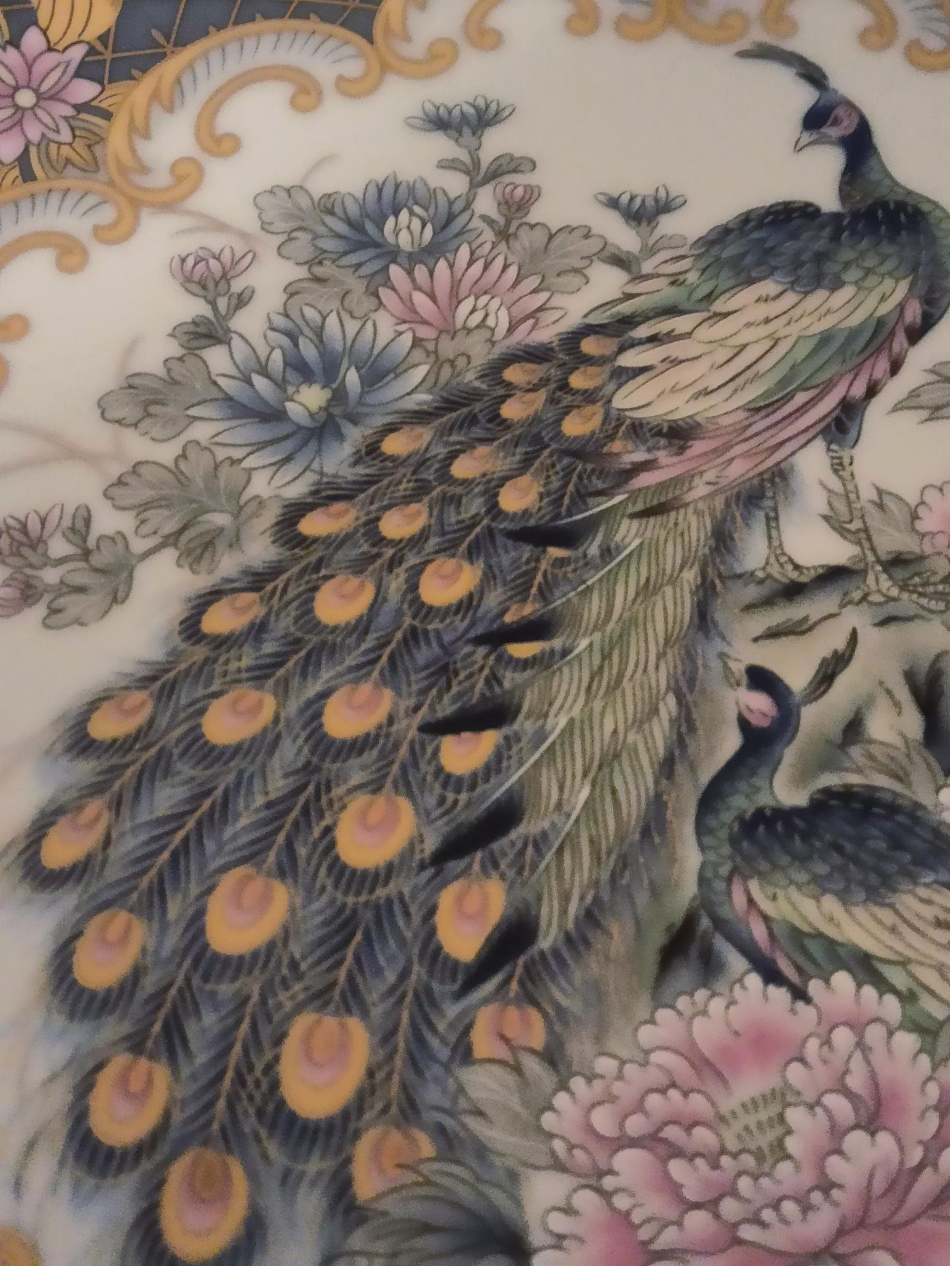 Peacock Display / Cabinet Plate. Vintage. Very Good Condition. - Image 5