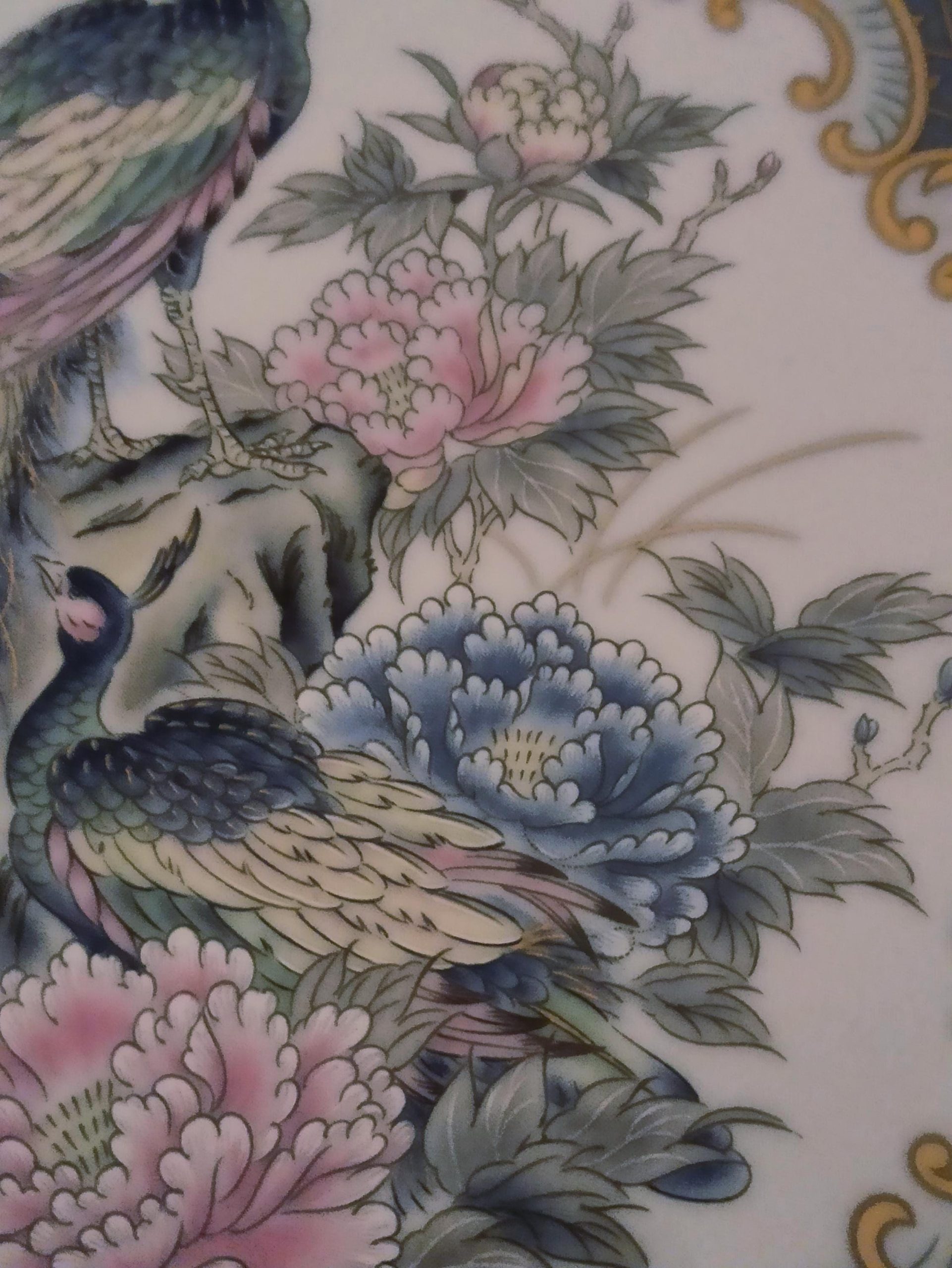 Peacock Display / Cabinet Plate. Vintage. Very Good Condition. - Image 7