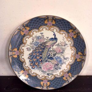 Peacock Display / Cabinet Plate. Vintage. Very Good Condition.