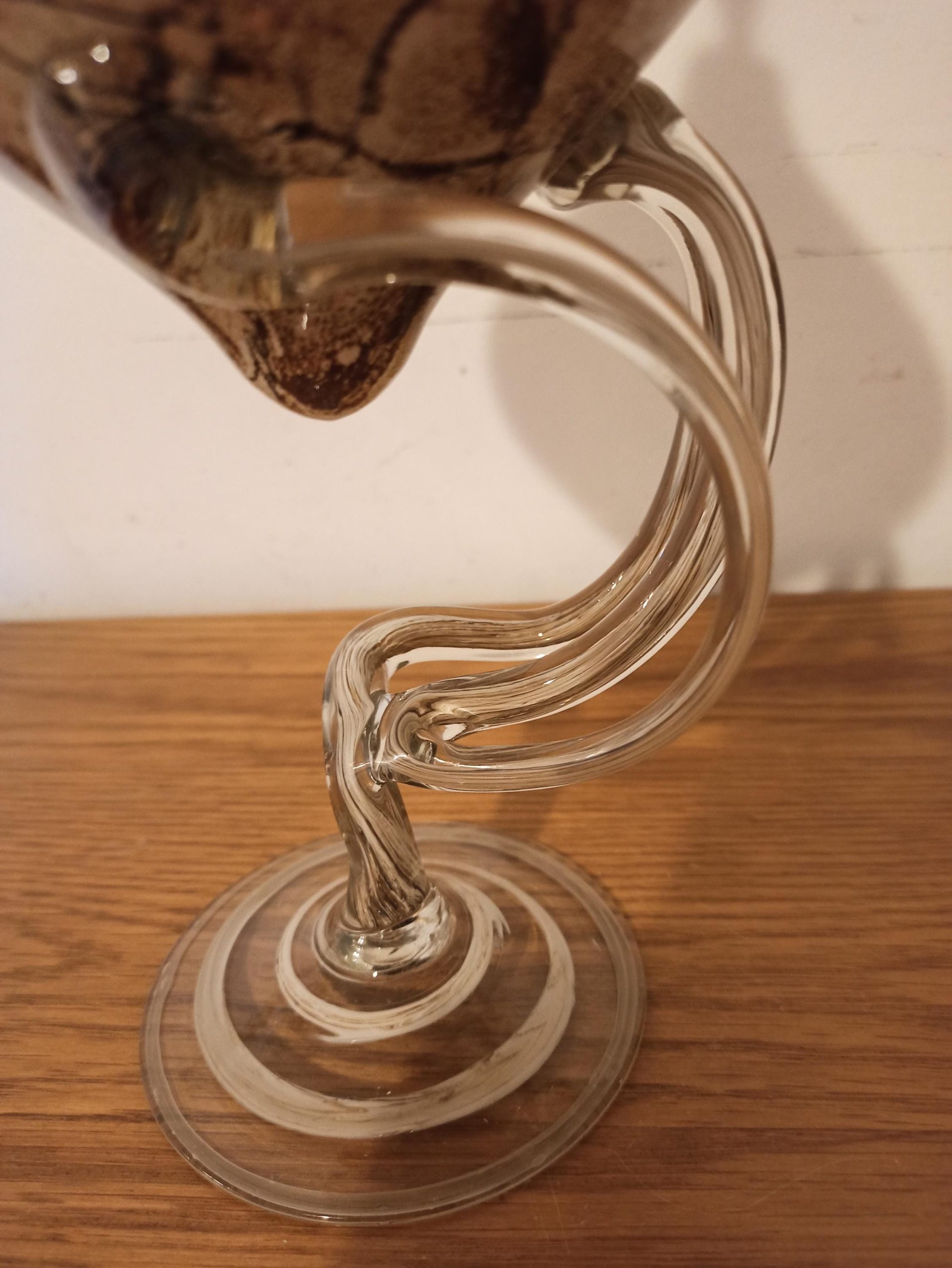 Murano Glass Oil Lamp. Very Good Condition. - Image 8