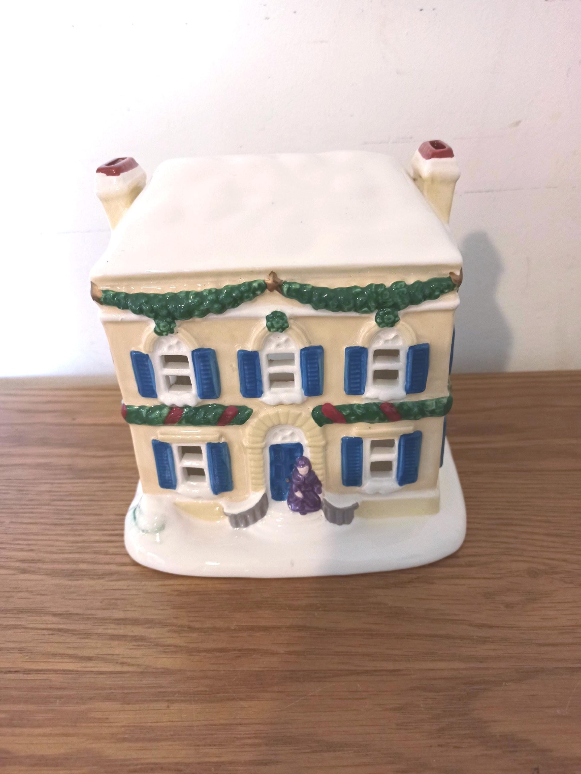 Ringtons Christmas Decoration Tealight House. Vintage. Good Condition.