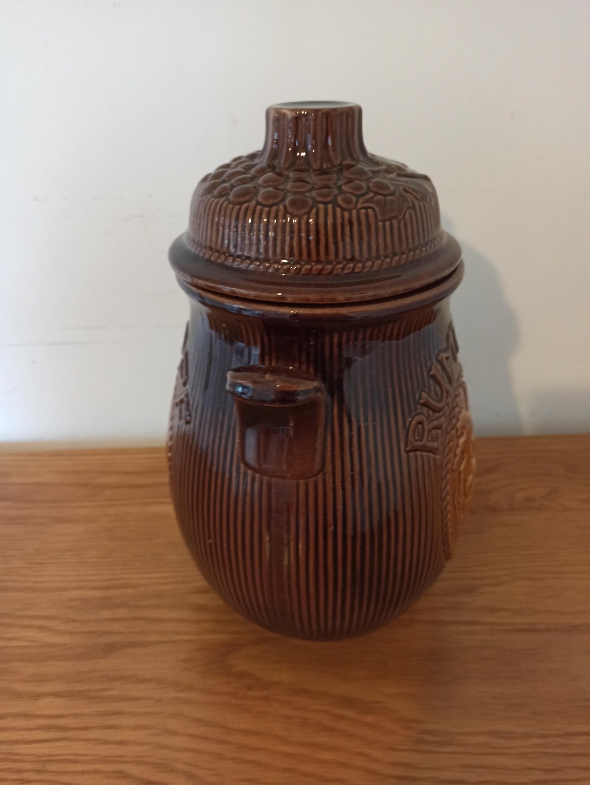 Rumtopf Jar. West Germany. Treacle Glazed. - Image 6