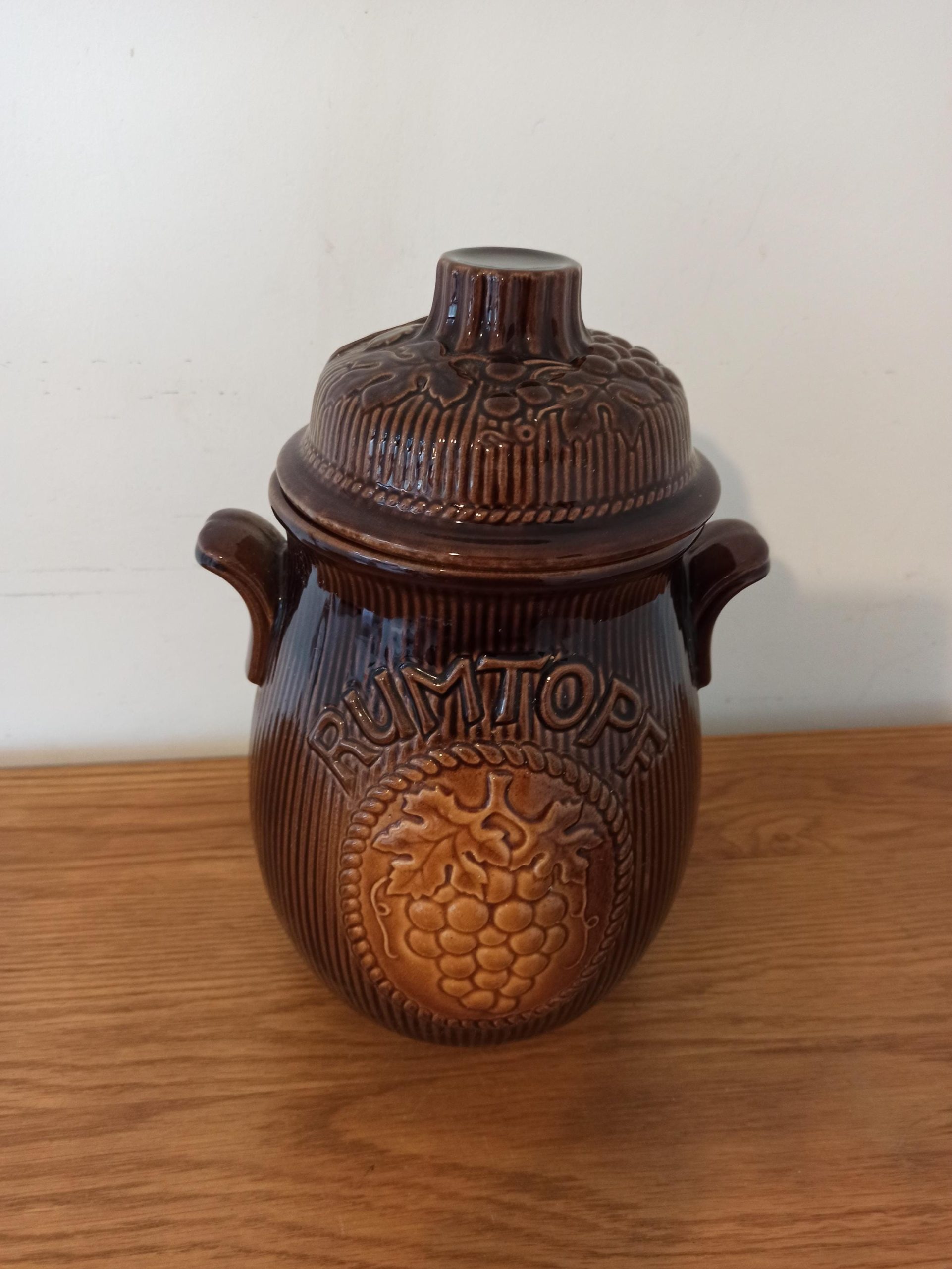 Rumtopf Jar. West Germany. Treacle Glazed. - Image 2
