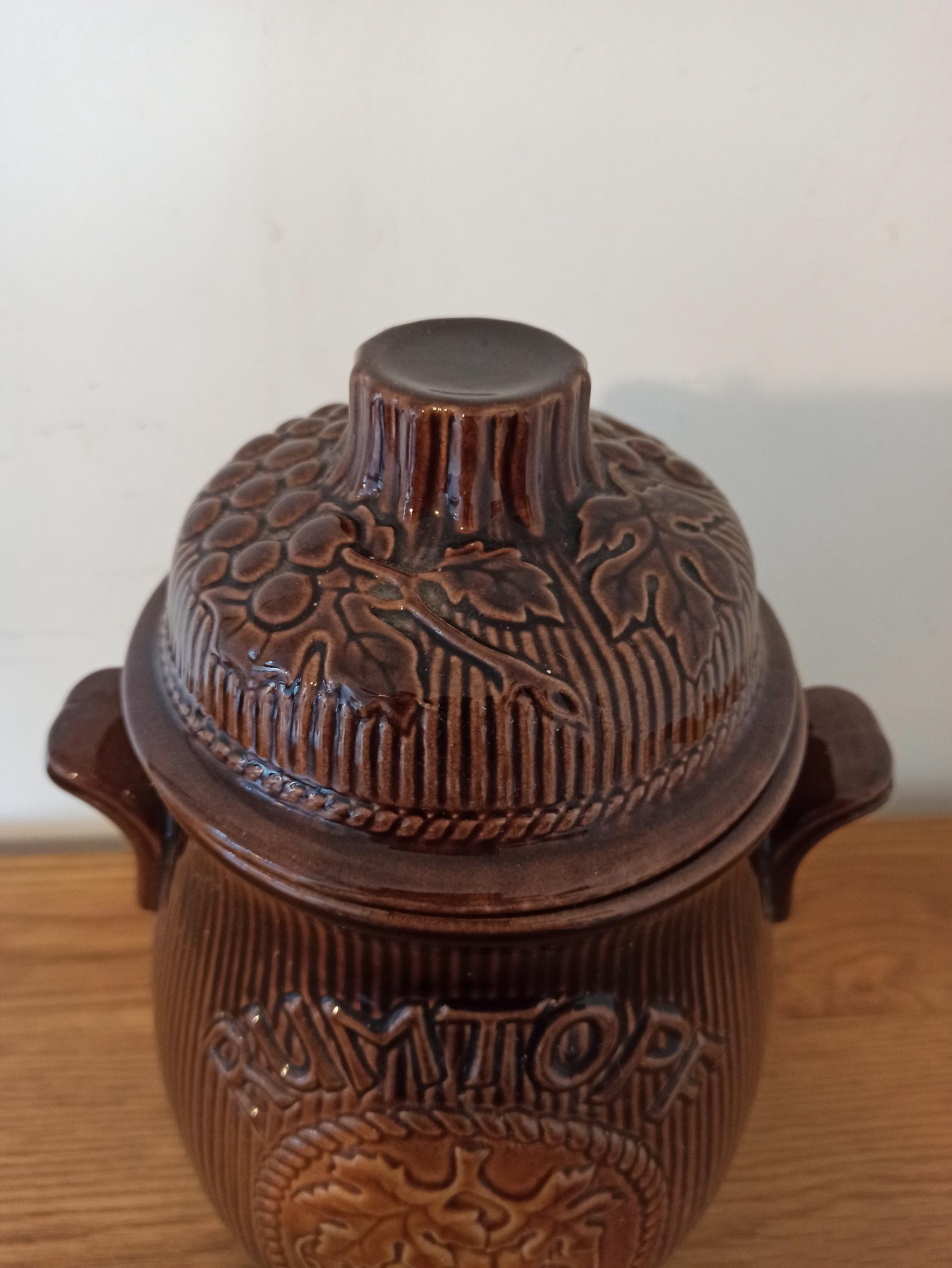 Rumtopf Jar. West Germany. Treacle Glazed. - Image 4
