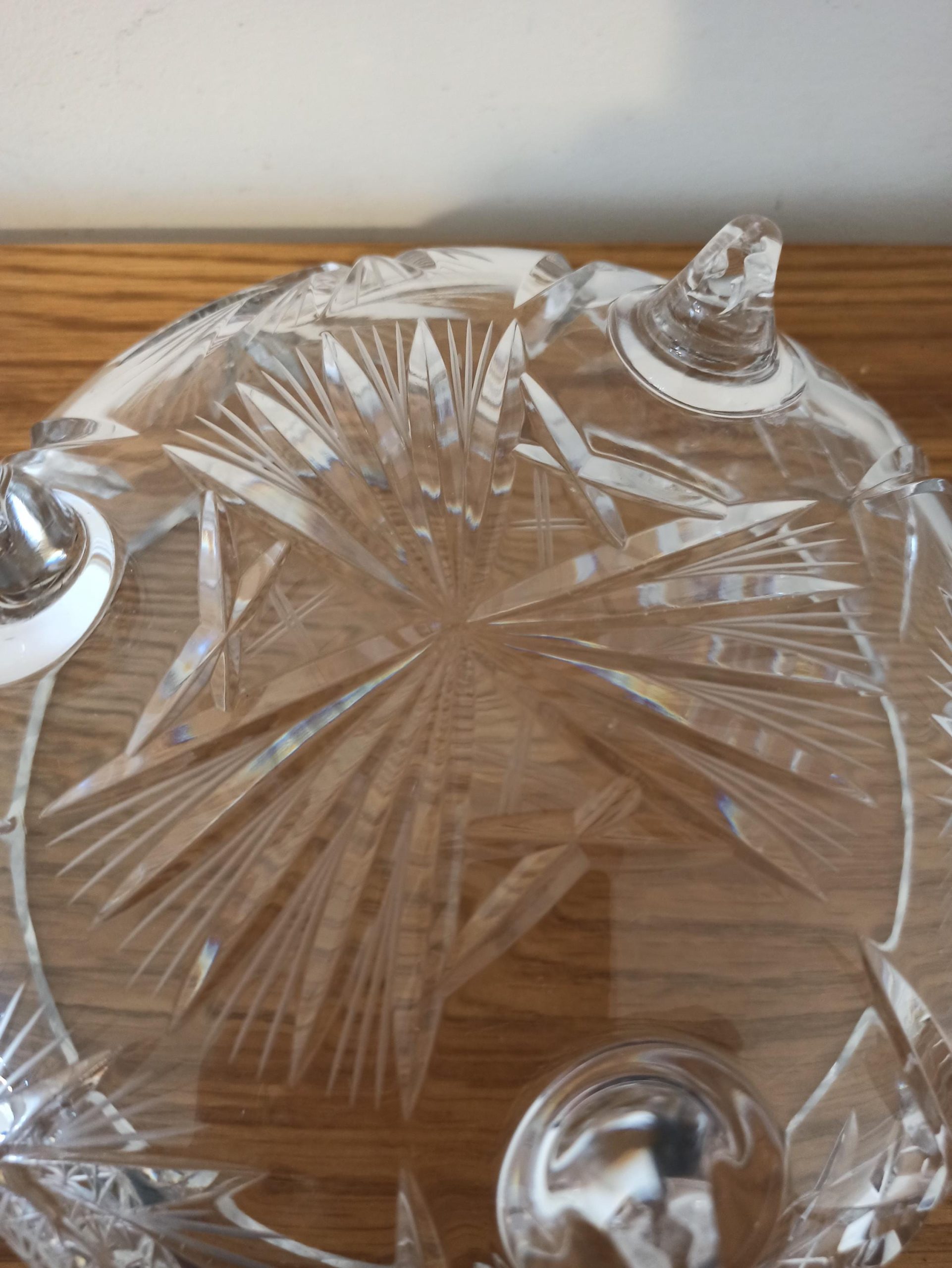 Vintage Lead Crystal Fruit Bowls. Very Good Condition. Heavy. - Image 8