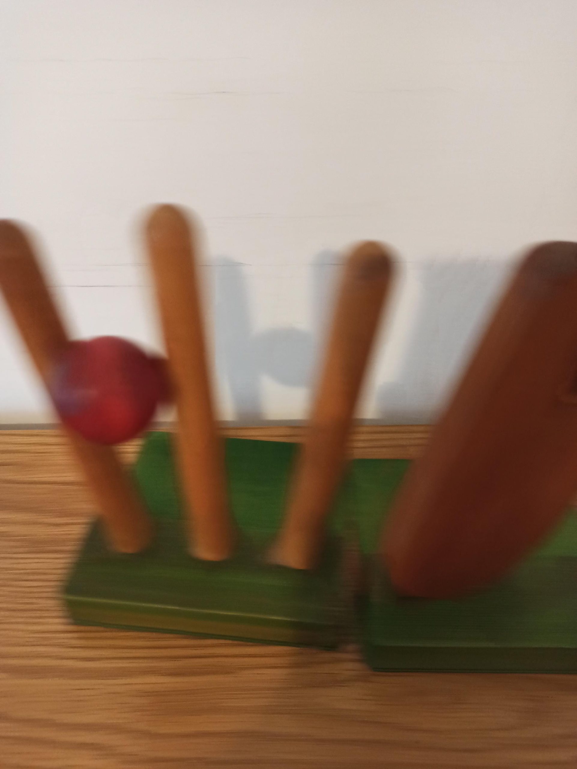 Vintage Wooden Bookends. Wayne Dove Design. Cricket Theme. - Image 9