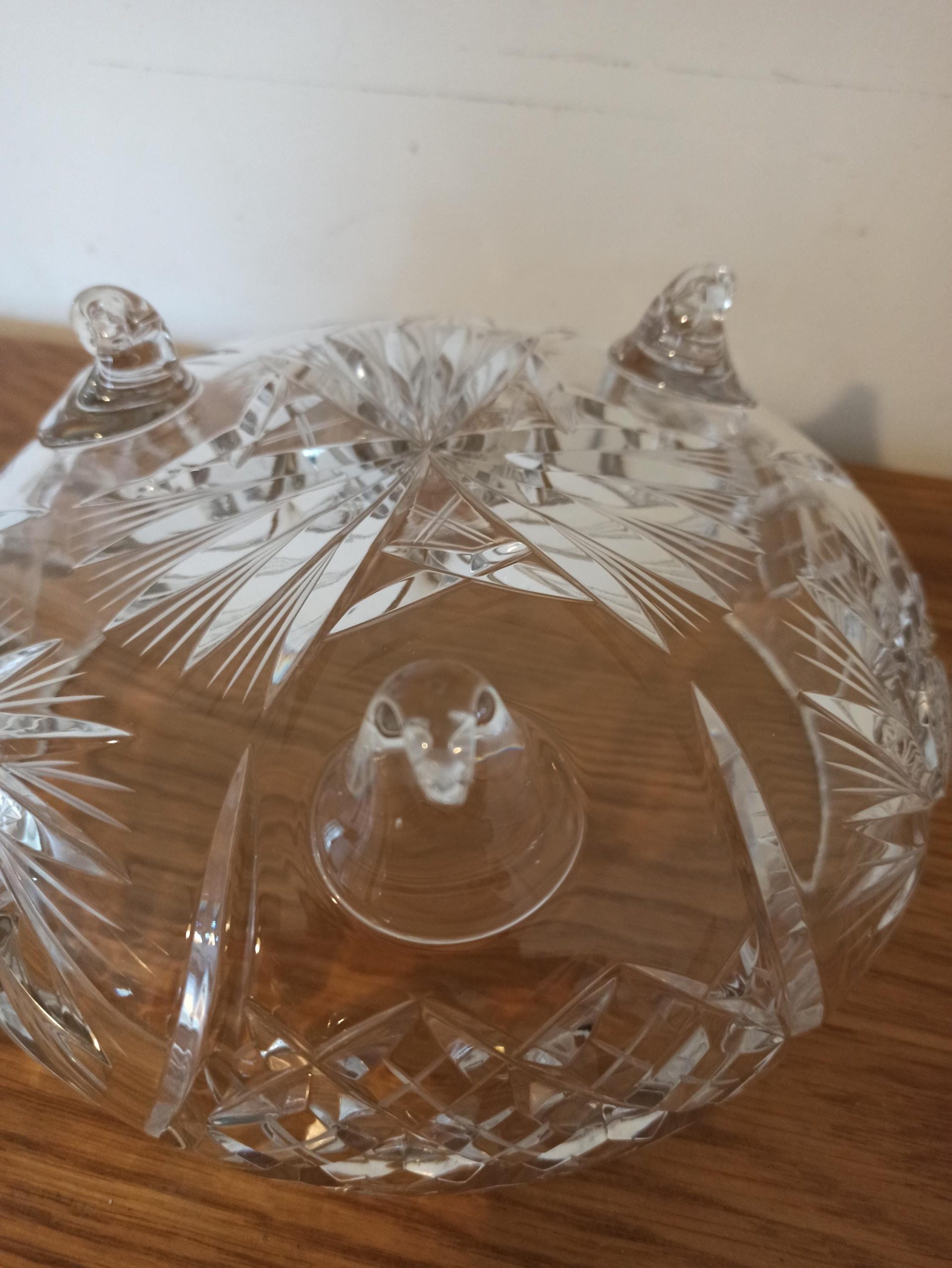 Vintage Lead Crystal Fruit Bowls. Very Good Condition. Heavy. - Image 7