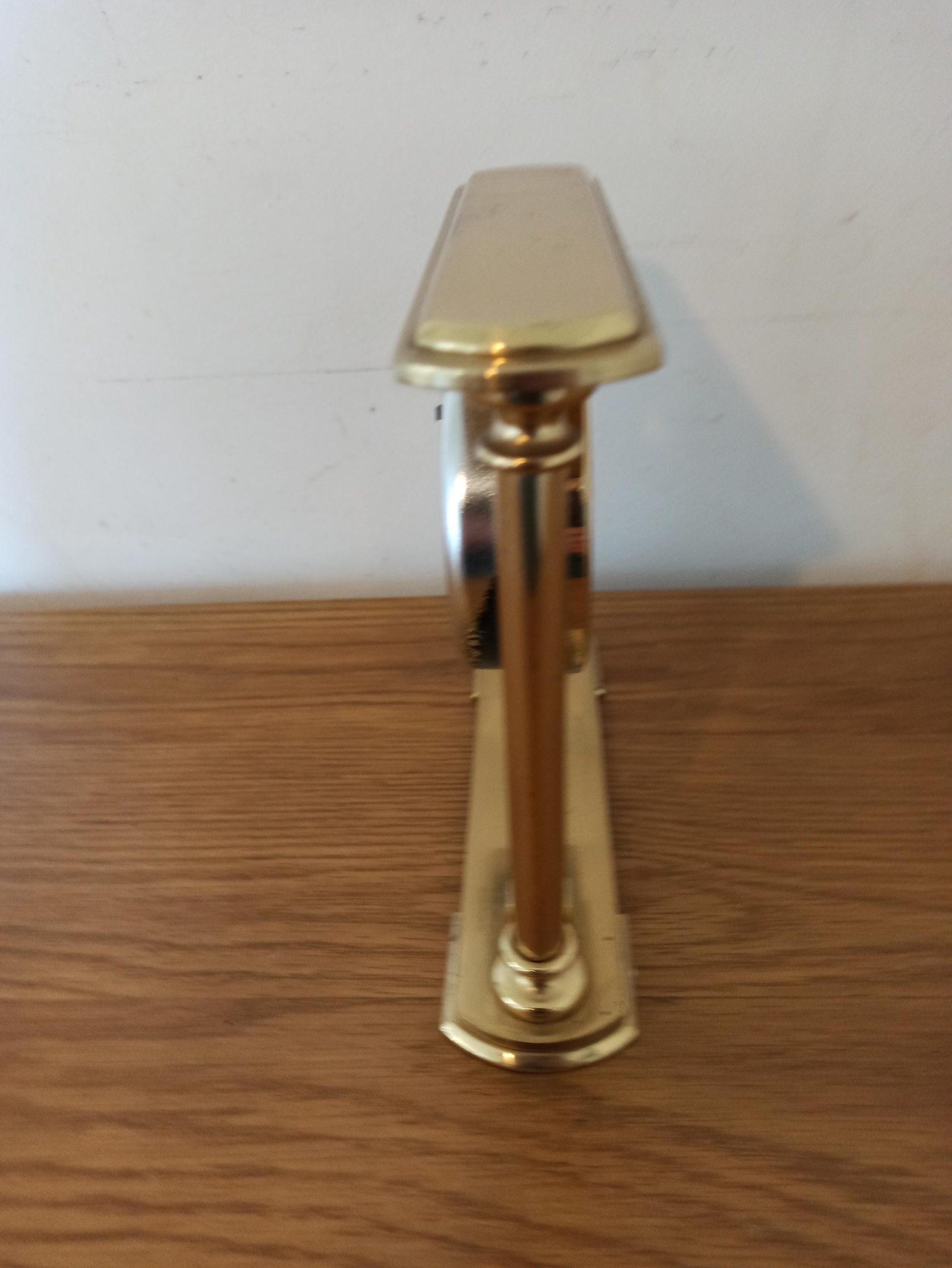 Brass Mantle Clock. Battery Operated. Quartz. London Clock. With Alarm. - Image 6