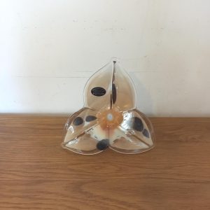 Murano Glass Flower. Decorative Display Item. Very Good Condition.Blown Glass.