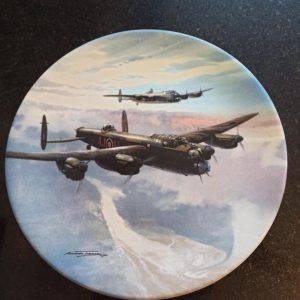 Set of 10 Coalport Collectors Plates. WW2 Aircraft. Celebrating 50 years. Commissioned by the RAF.