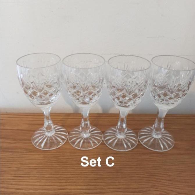 Sets of Vintage Sherry / Port / Liqueur Glasses. Various Sets. All Good Condition. - Image 6