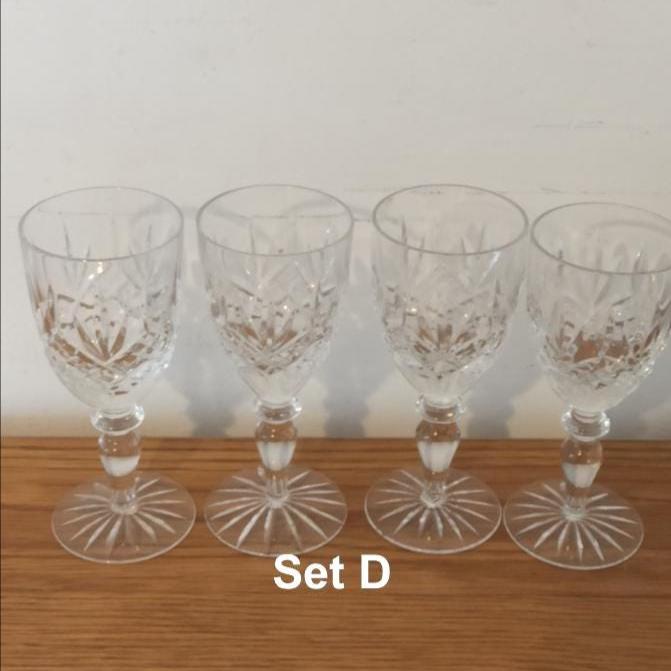 Sets of Vintage Sherry / Port / Liqueur Glasses. Various Sets. All Good Condition. - Image 8