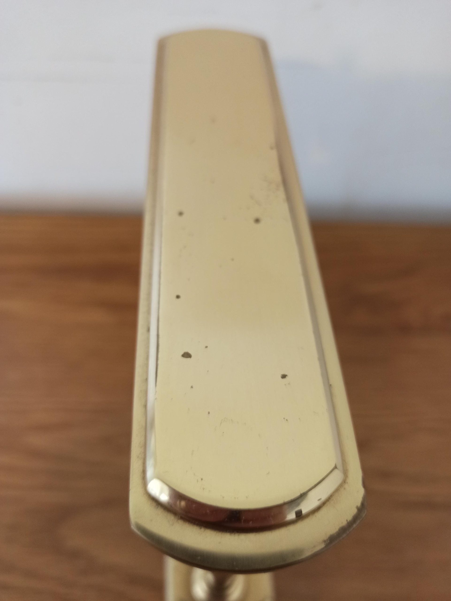 Brass Mantle Clock. Battery Operated. Quartz. London Clock. With Alarm. - Image 9