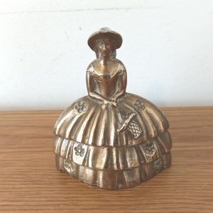Vintage Brass Lady Bell. C.1950s. Original Bell. Good Condition.