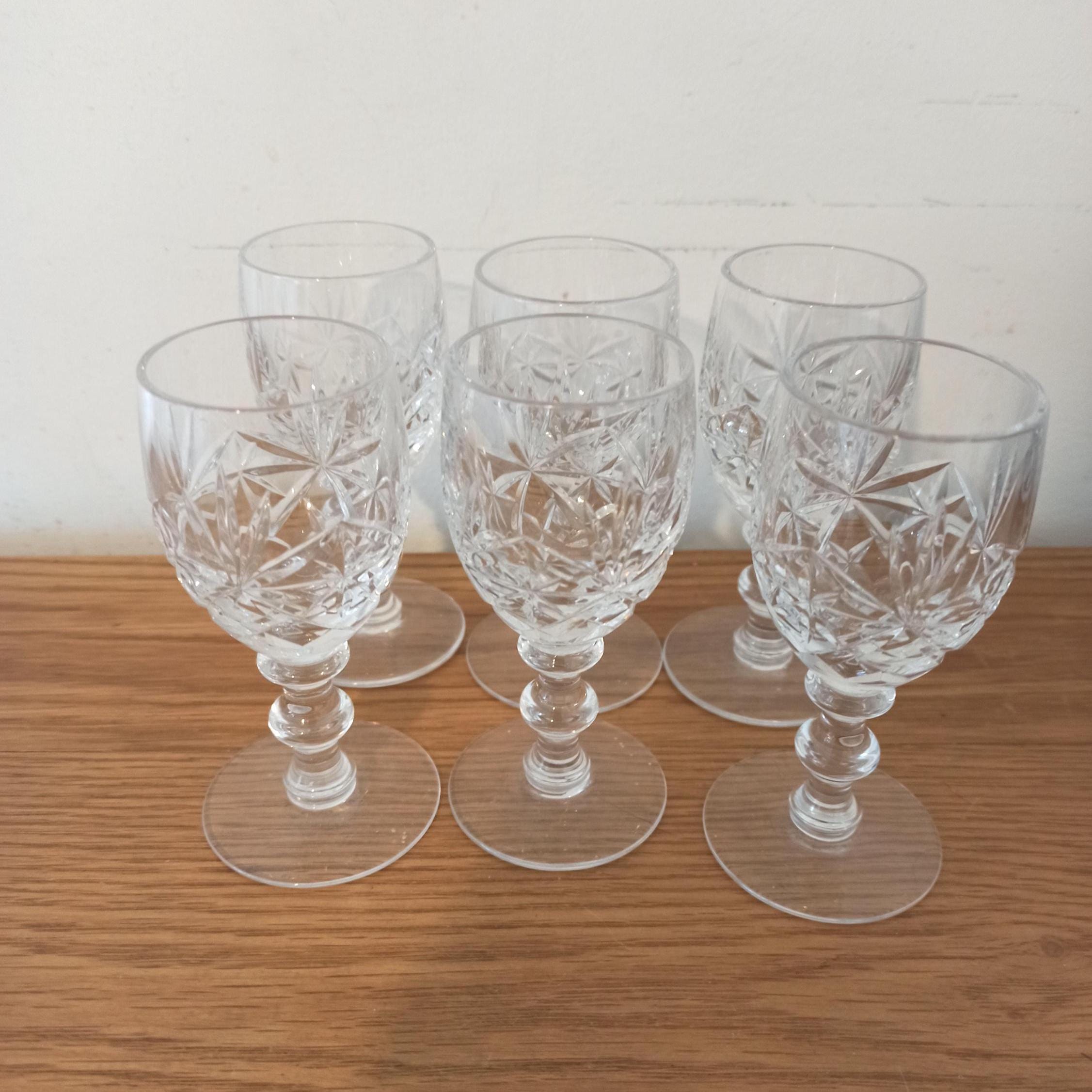 Sets of Vintage Sherry / Port / Liqueur Glasses. Various Sets. All Good Condition.