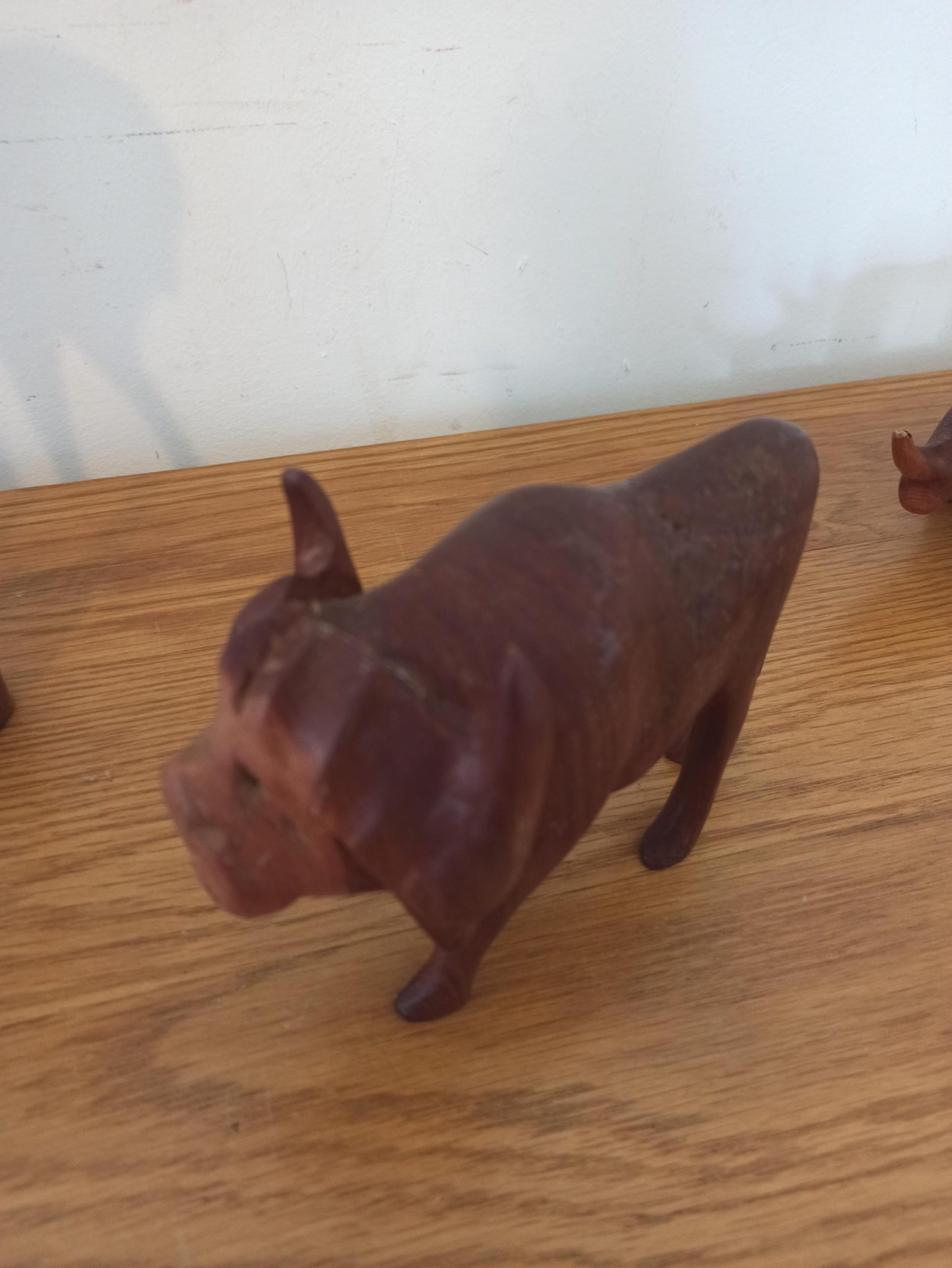 Set of Carved Wooden Animal Figurines. 1960s - 1970s. - Image 6