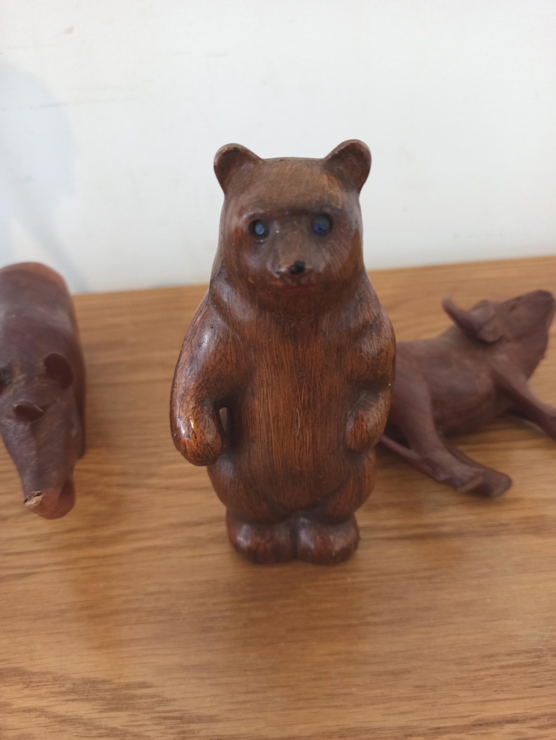 Set of Carved Wooden Animal Figurines. 1960s - 1970s. - Image 3