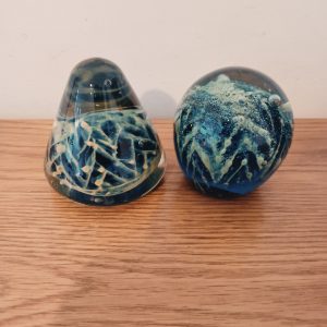 Mdina Glass Paperweights Excellent Condition