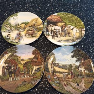 Royal Doulton Country Scene Display Plates. Linited Edition. Bone China