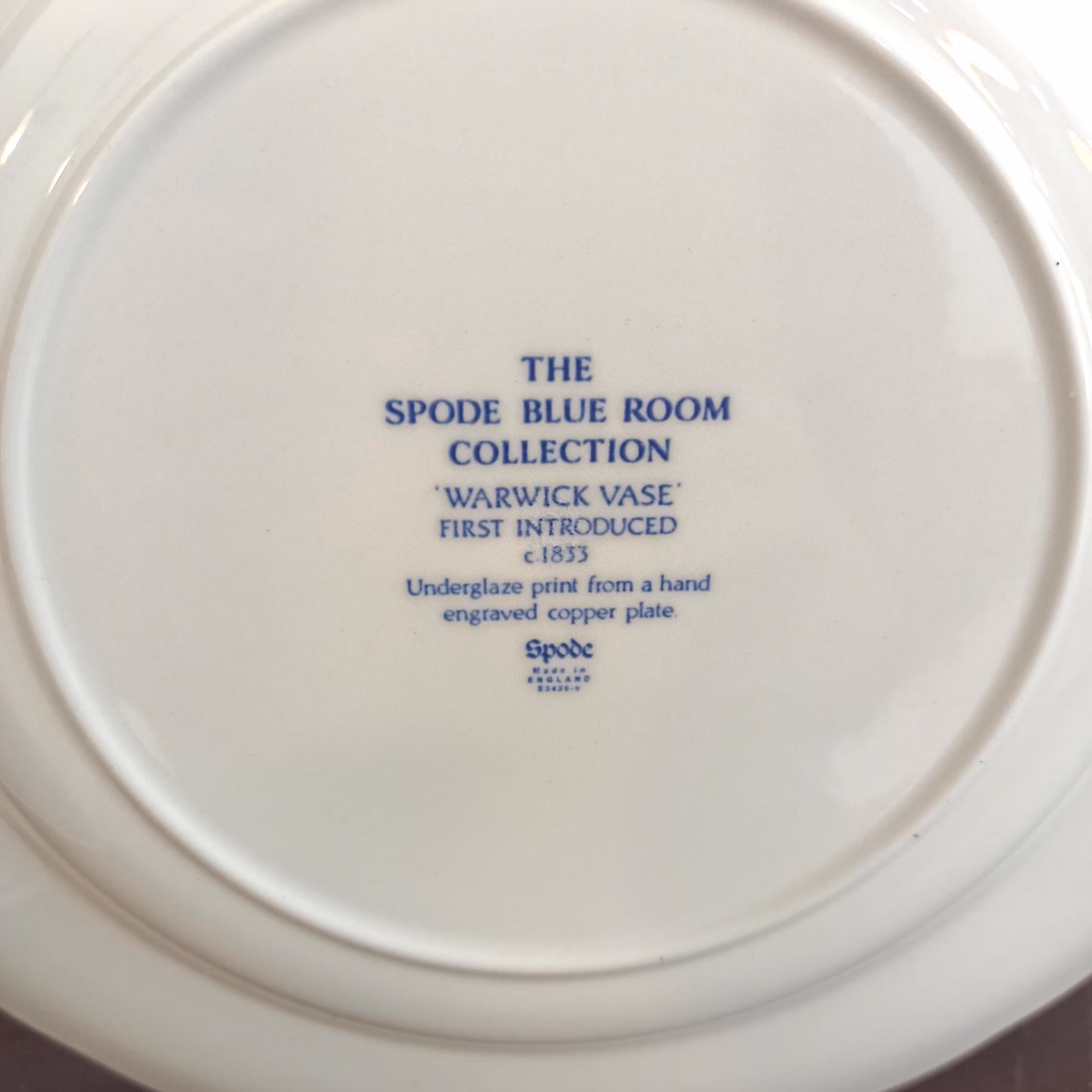 Spode Collectable Cabinet Plates. Blue And White. The Spode 'Blue Room Collection'. Very Good Condition. - Image 6