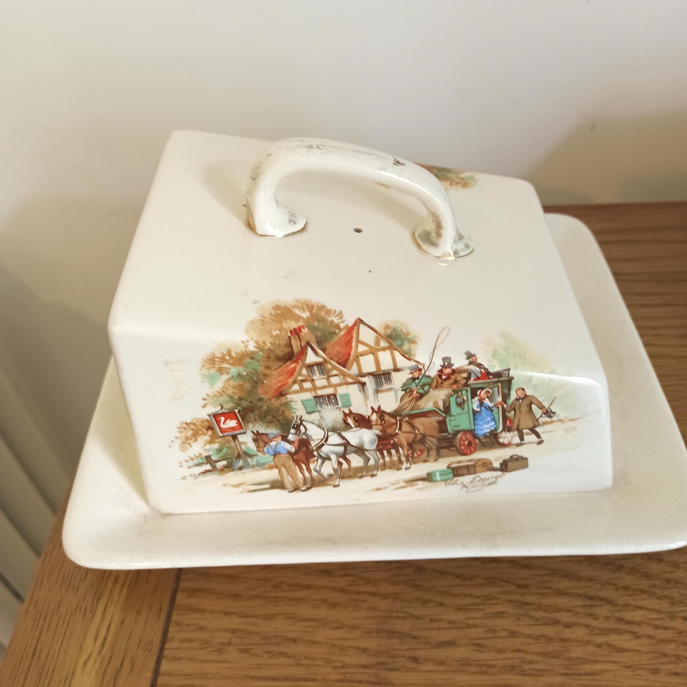 Vintage Butter Dishes and Cheese Dishes. - Image 2