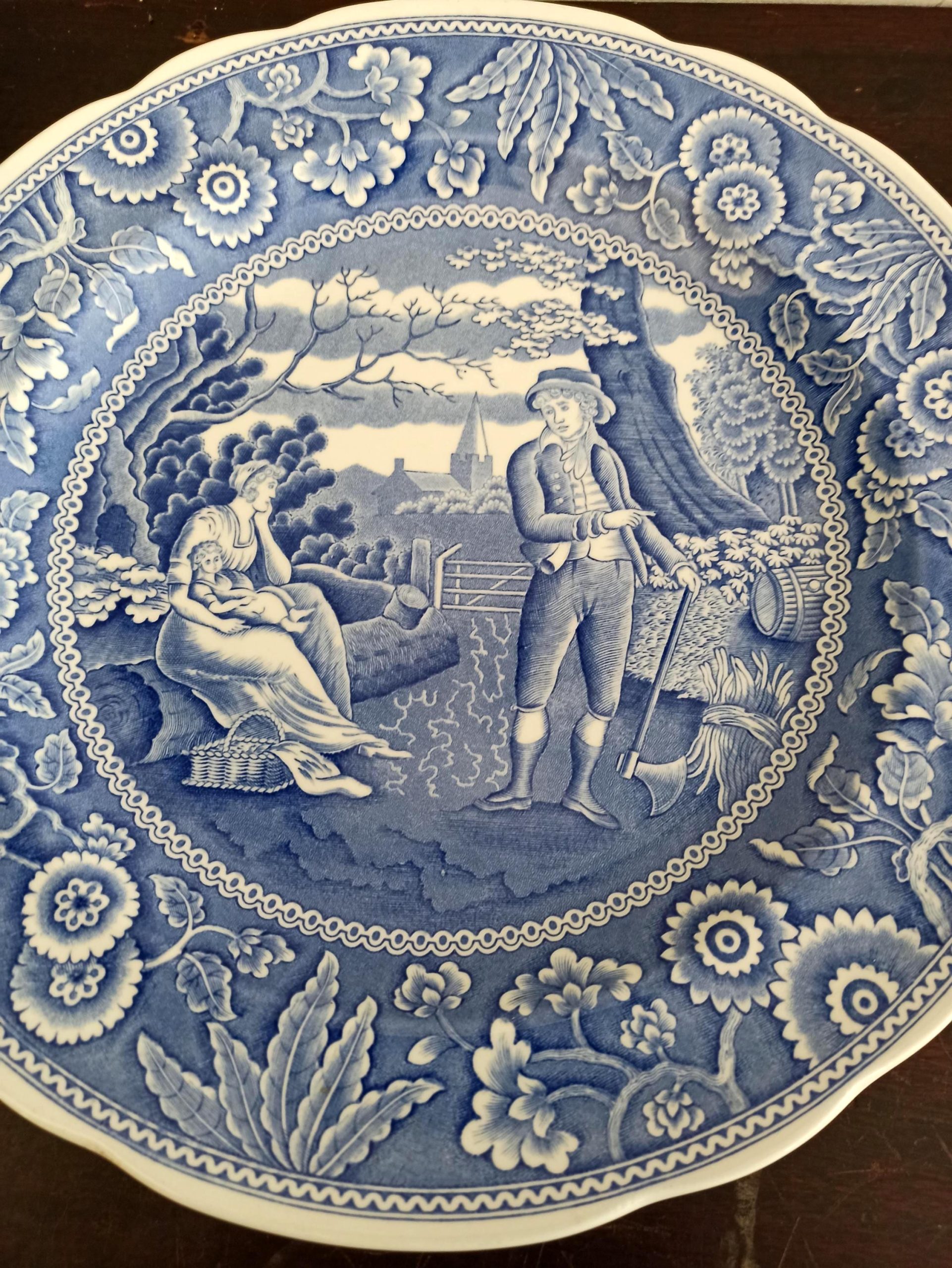 Spode Collectable Cabinet Plates. Blue And White. The Spode 'Blue Room Collection'. Very Good Condition. - Image 8