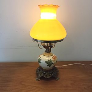 Art Nouveau / Deco Style Table Lamp, With Shade.